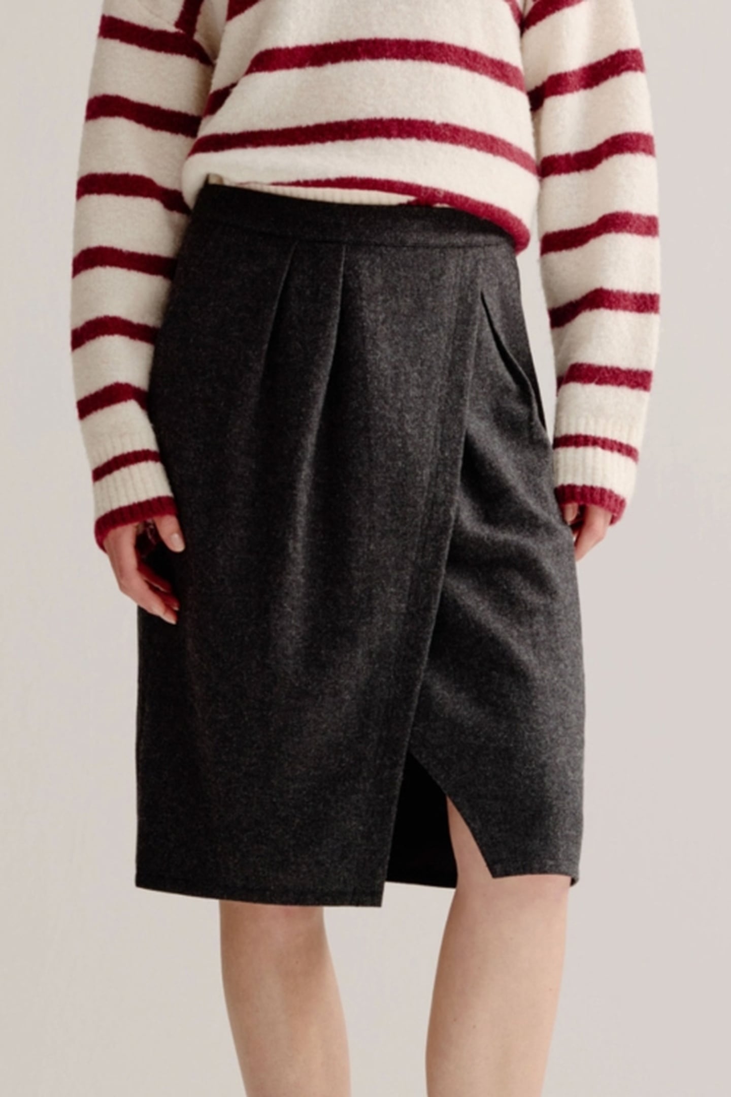 LEXIE SKIRT ANTHRACITE 1