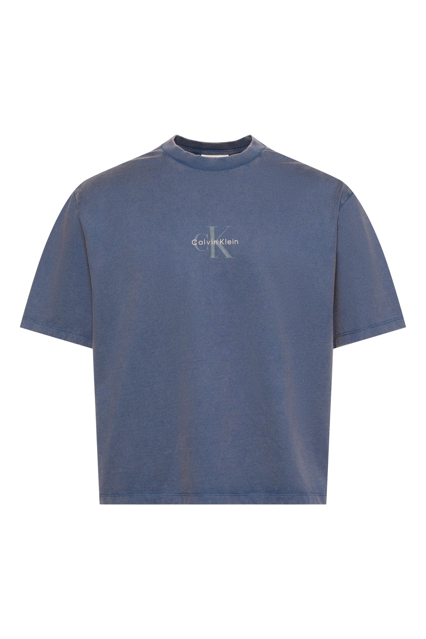 SHORT SLEEVE 90S FIT MONOLOGO TEE DARK DENIM 3