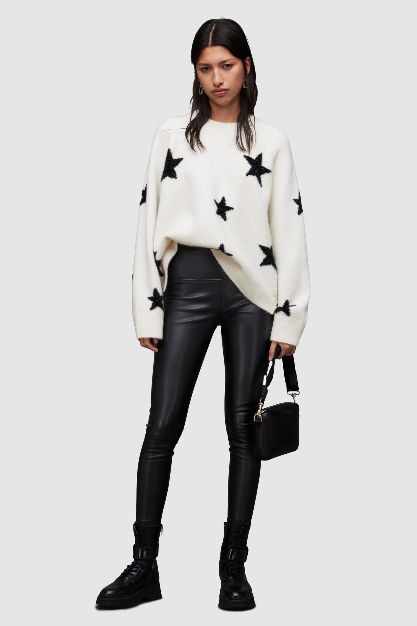 CORA LEATHER LEGGING BLACK 2