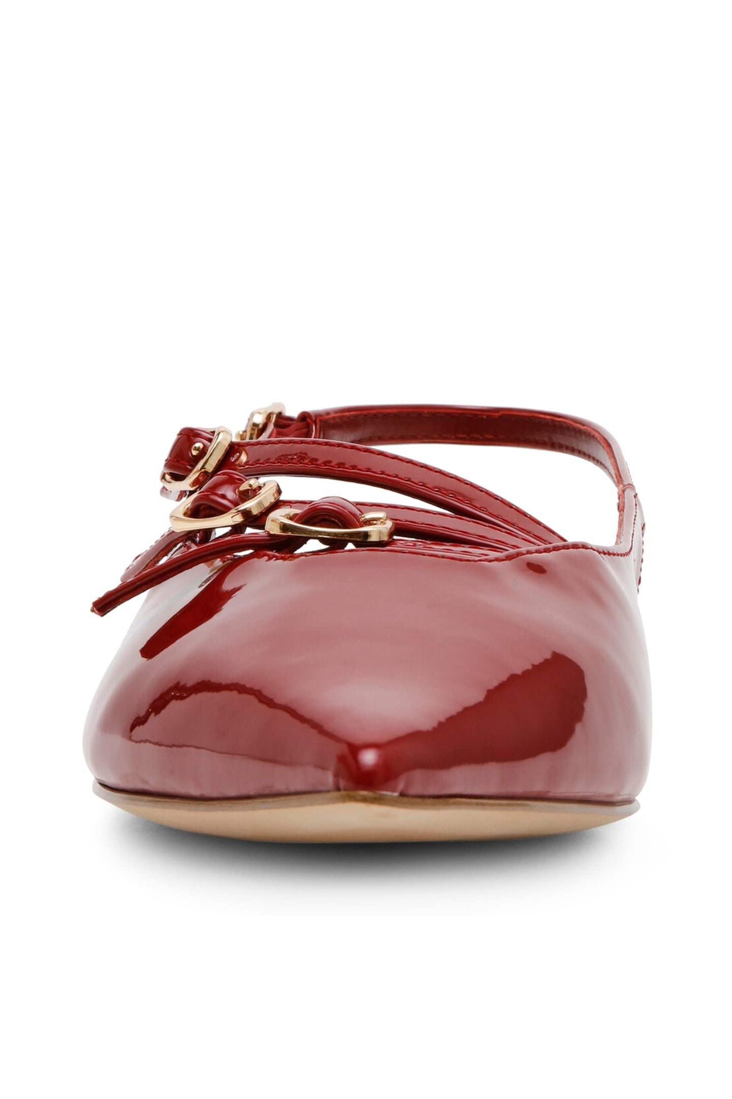 CIANNA FLAT SHOES WINE PATENT 4