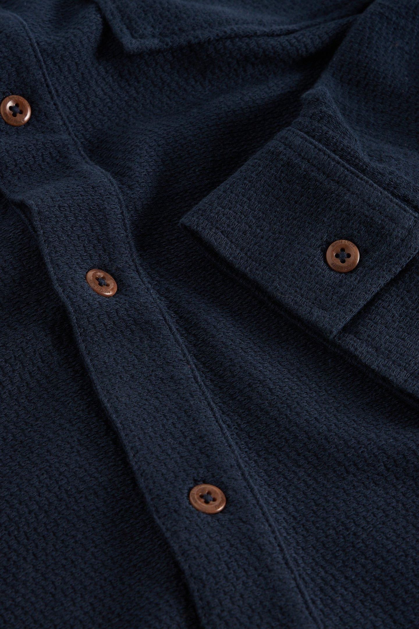 TEXTURED JERSEY SHIRT DARK NAVY 6