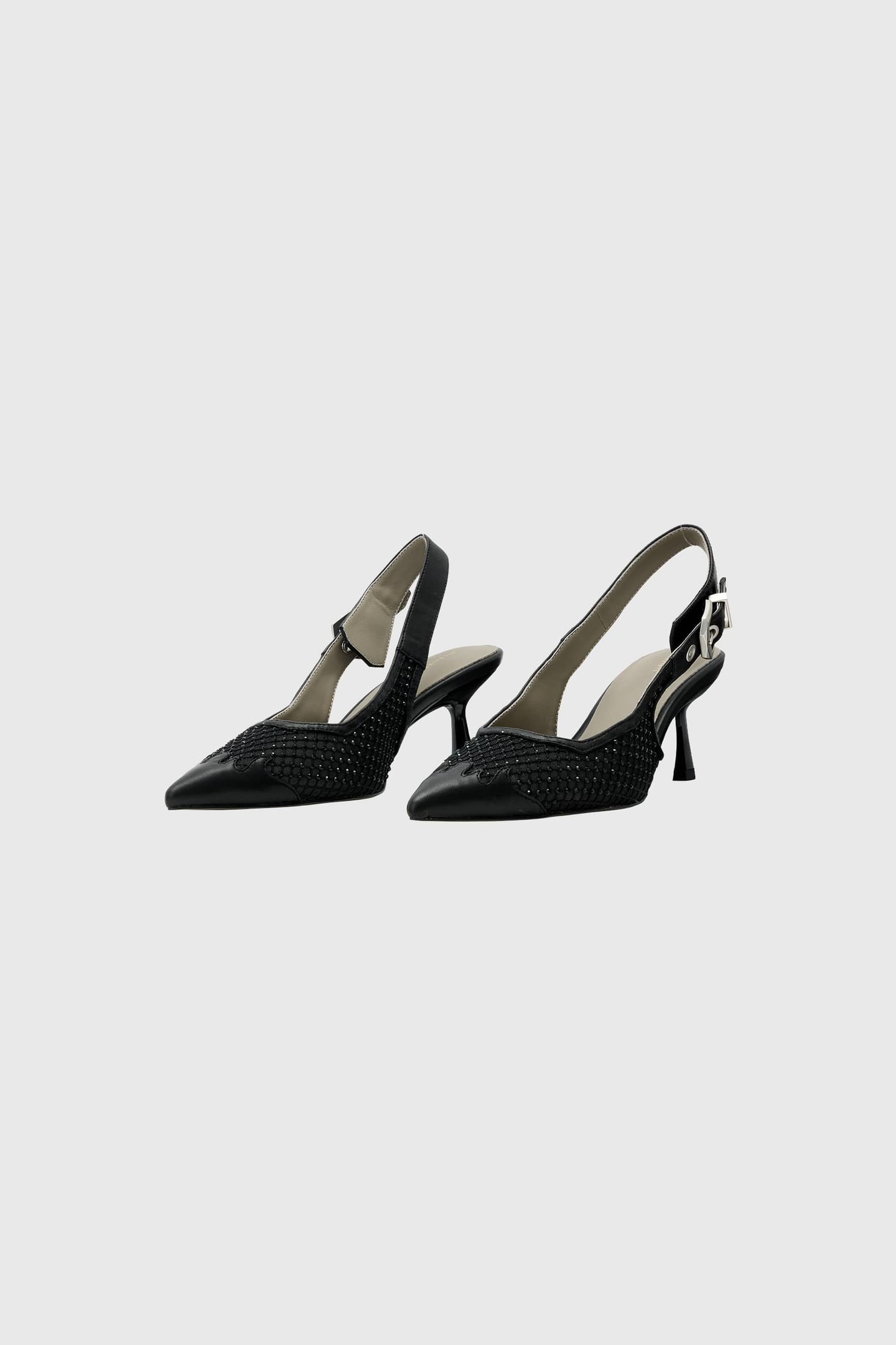 IDIYA MESH SLINGBACK BLACK 2