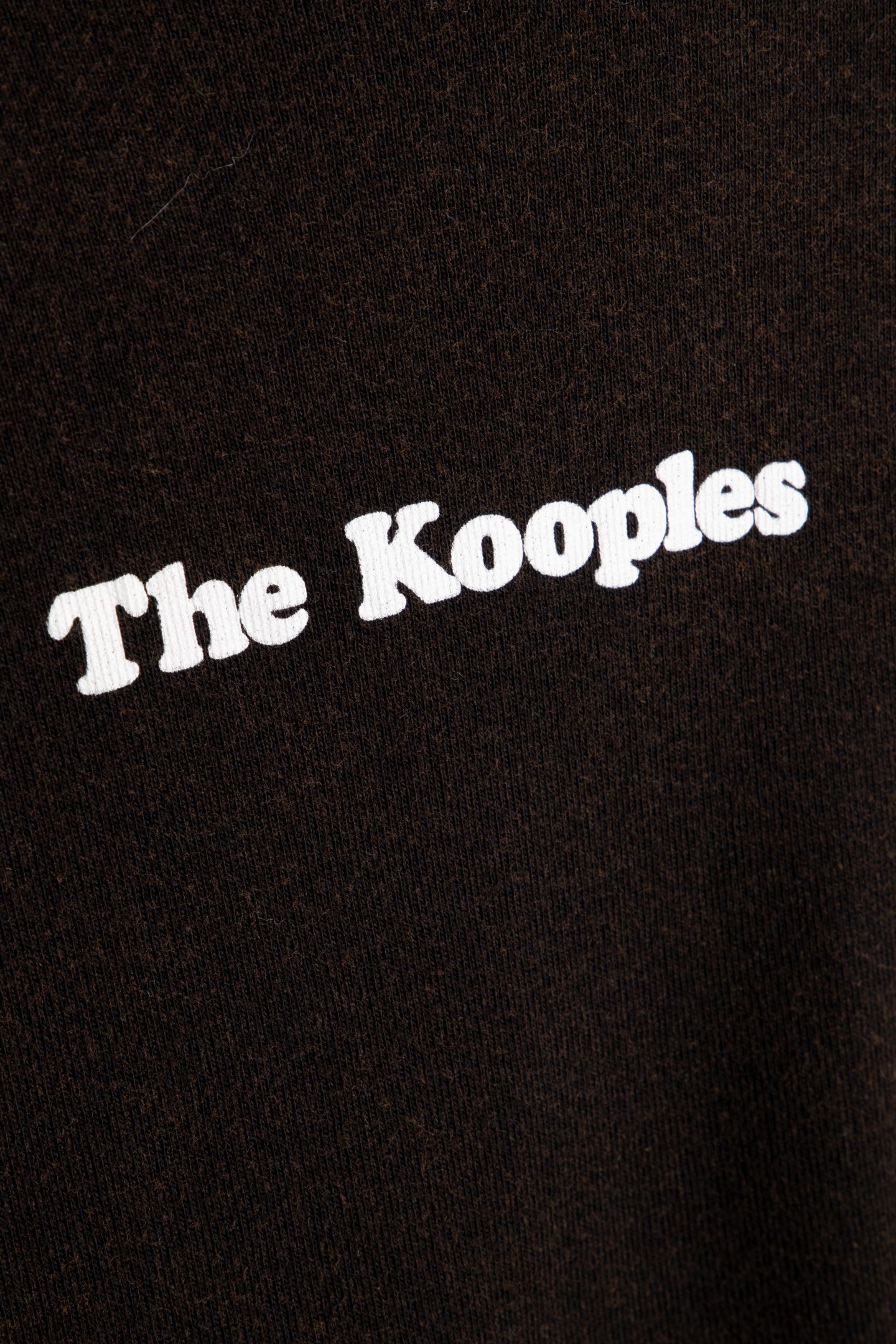 SHORT-SLEEVED T-SHIRT W FRONT PRINT BROWN / BLACK 6