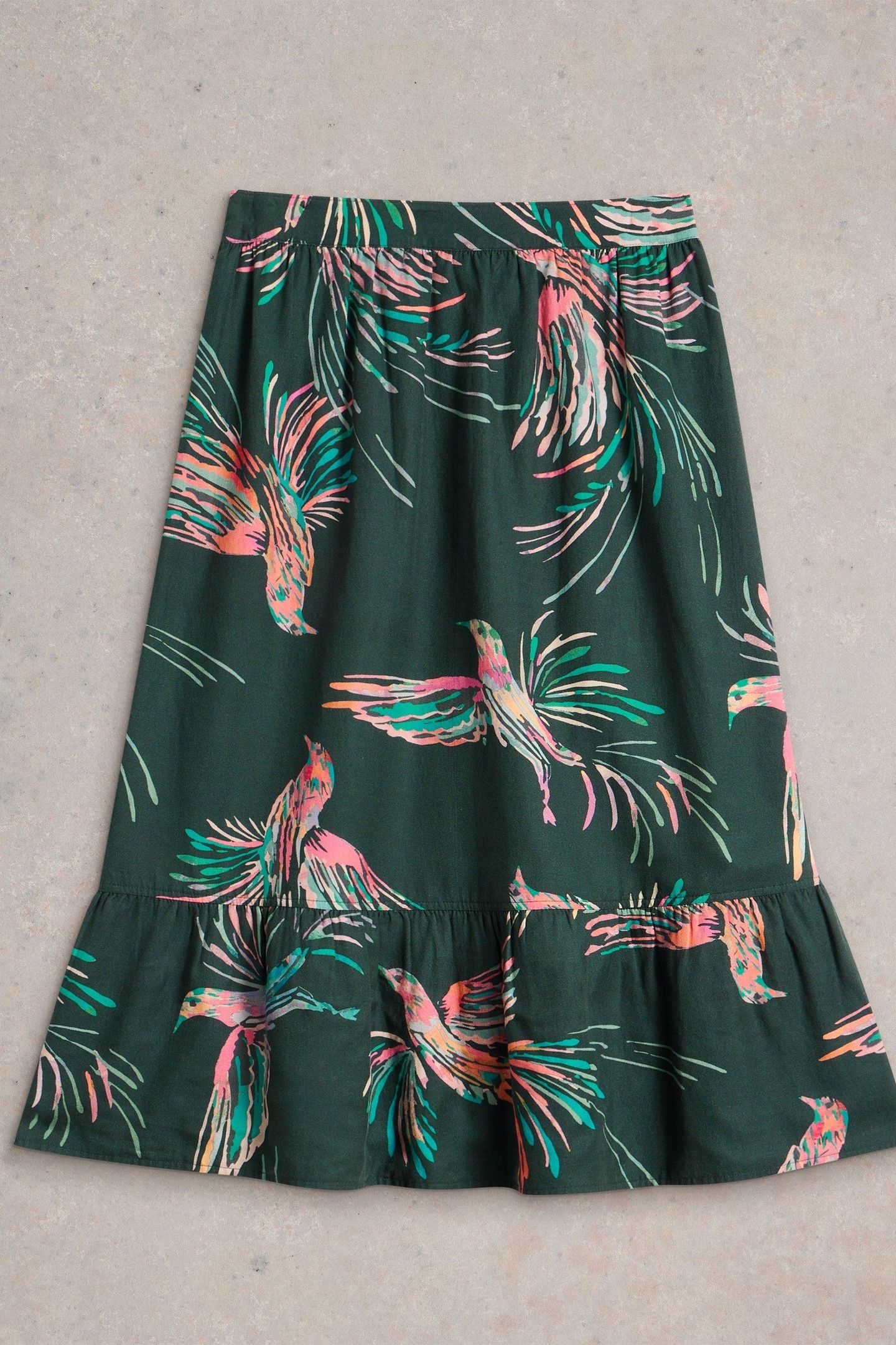 AVA REVERSIBLE SKIRT GREEN MULTI 5