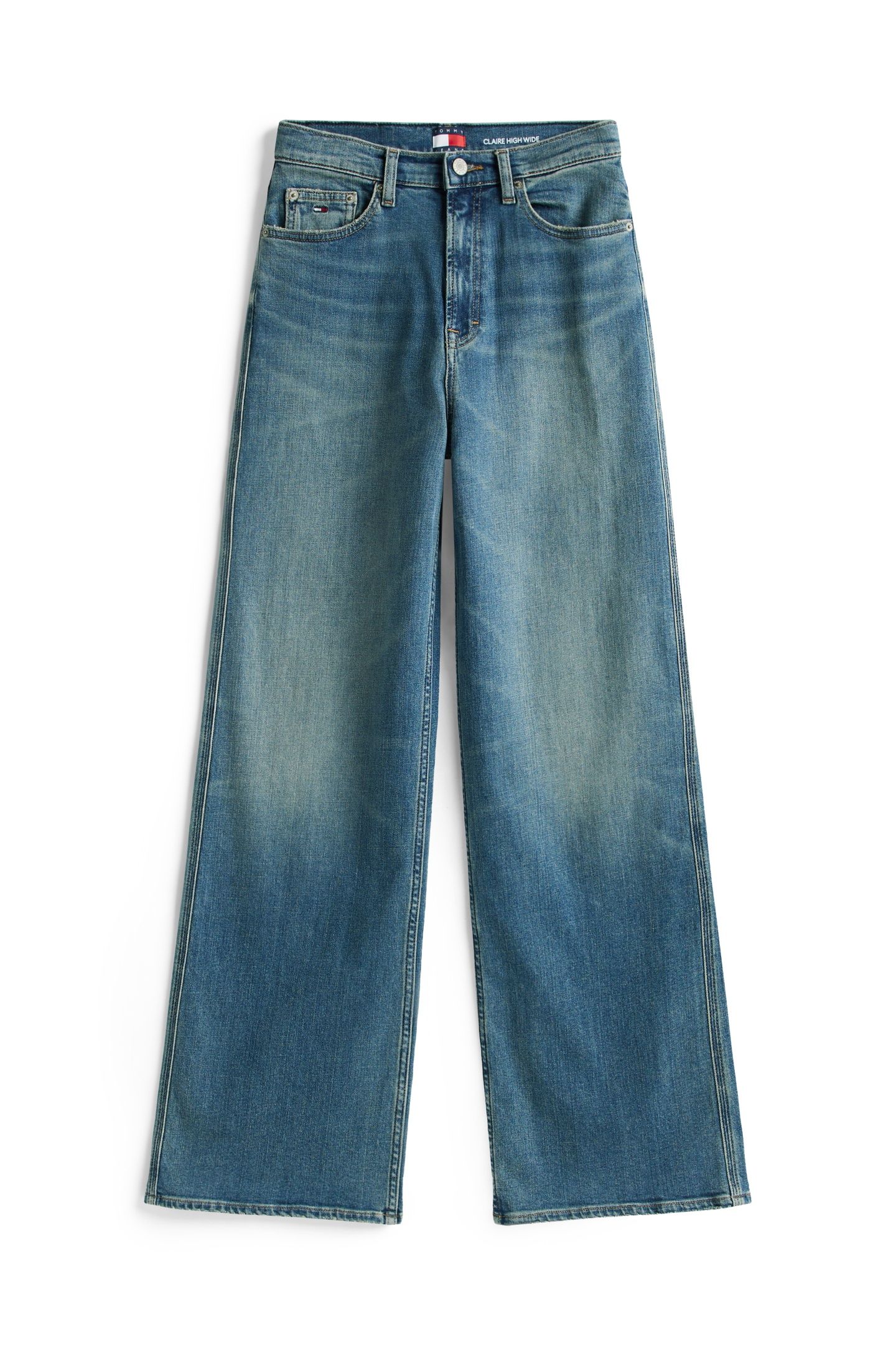 CLAIRE HIGH RISE WIDE LEG DENIM DARK 6