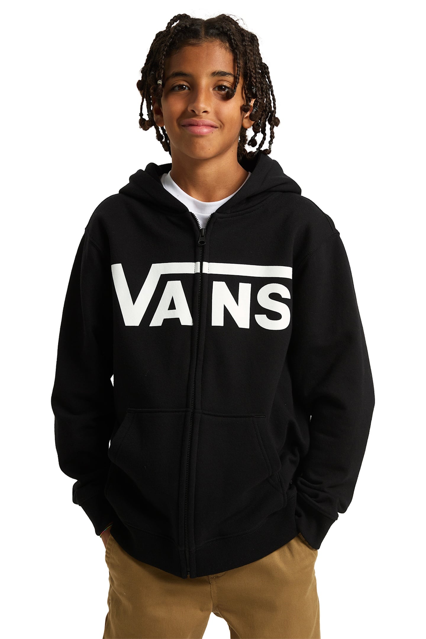 BOYS VANS CLASSIC II FZ BLACK 1