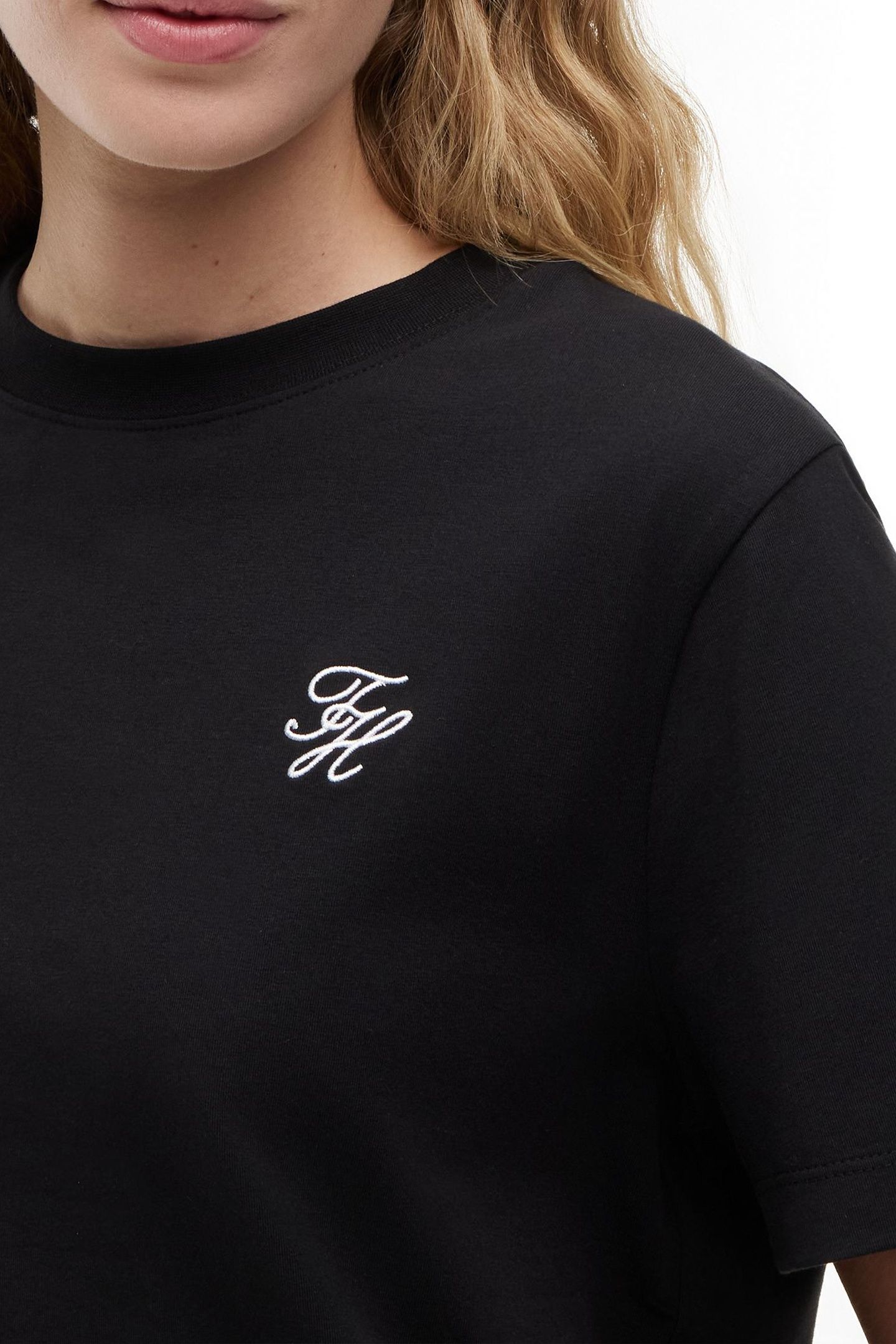 TH SCRIPT REGULAR C-NECK BLACK 5