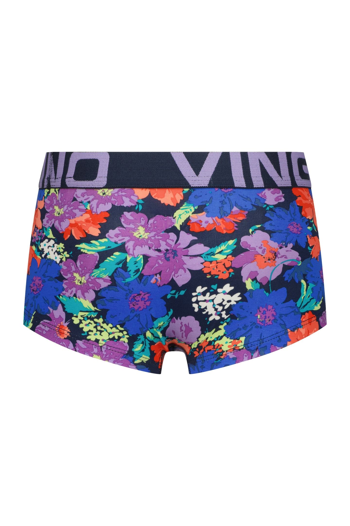 GIRLS FLOWER 5PACK HIPSTER DARK BLUE ALL-OVER 10
