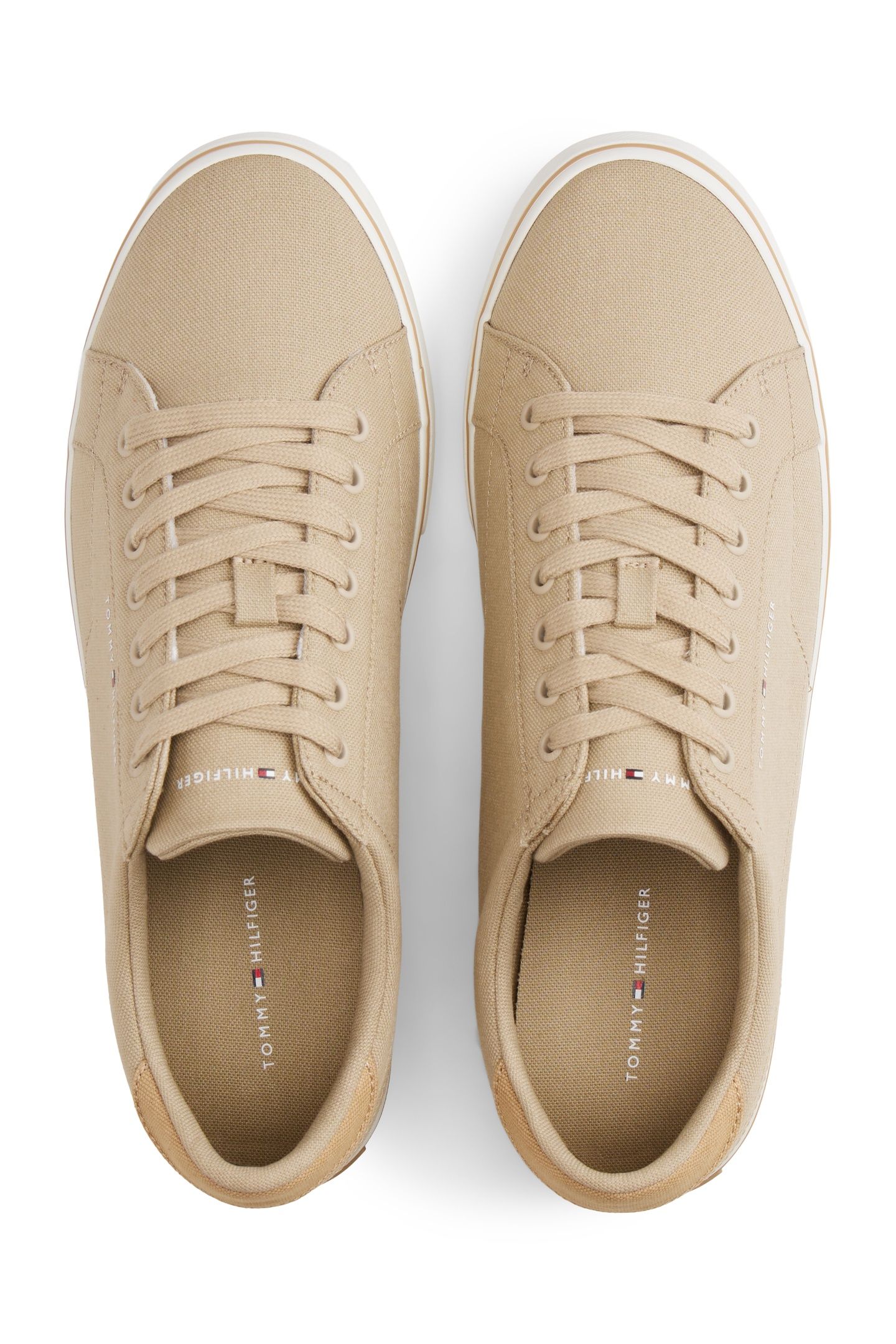 CANVAS EMBOSSED TRAINERS SANDALWOOD 5