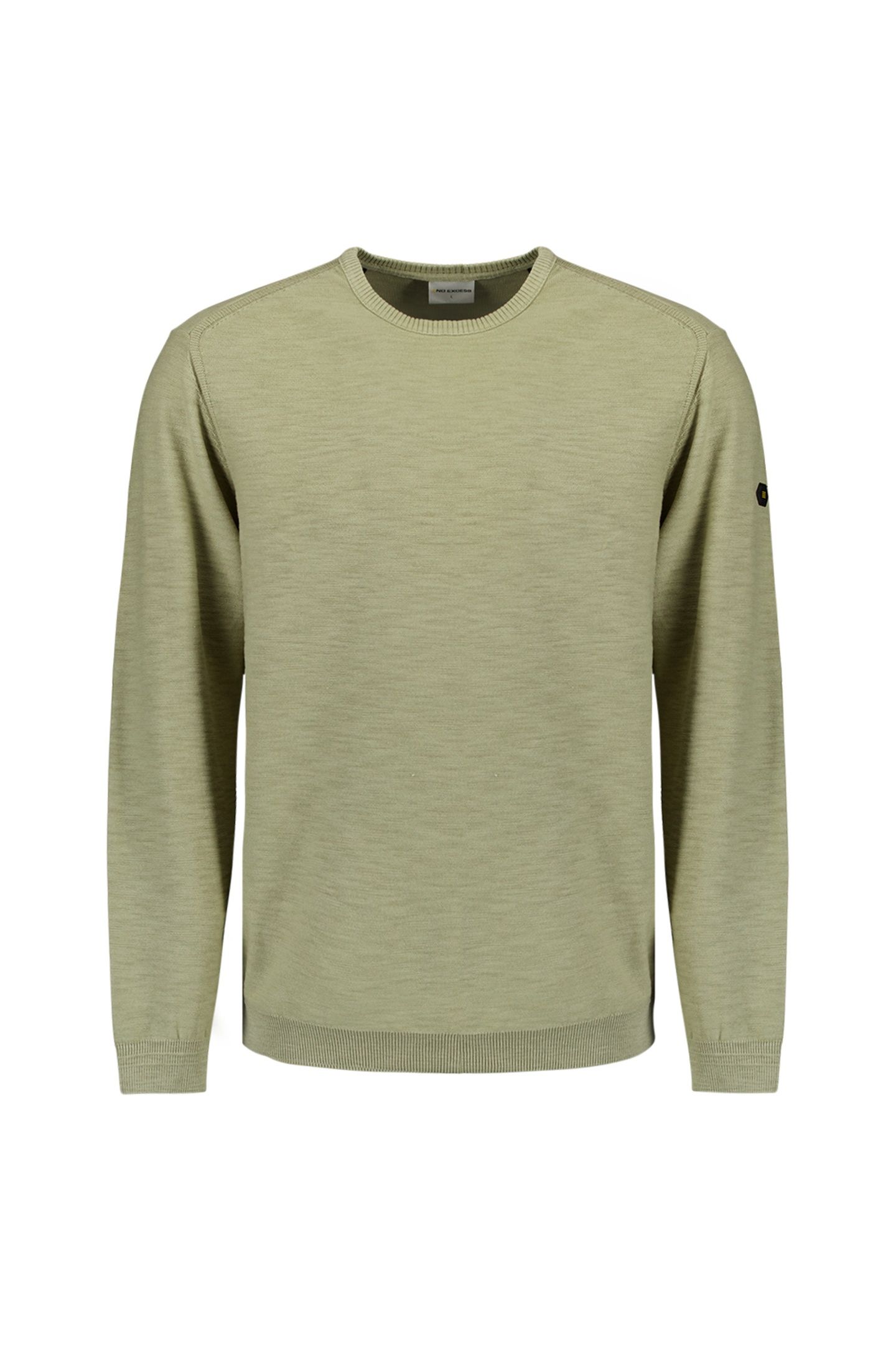 PULLOVER CREWNECK GARMENT DYED + STONE WASHED LIGHT MOSS 4