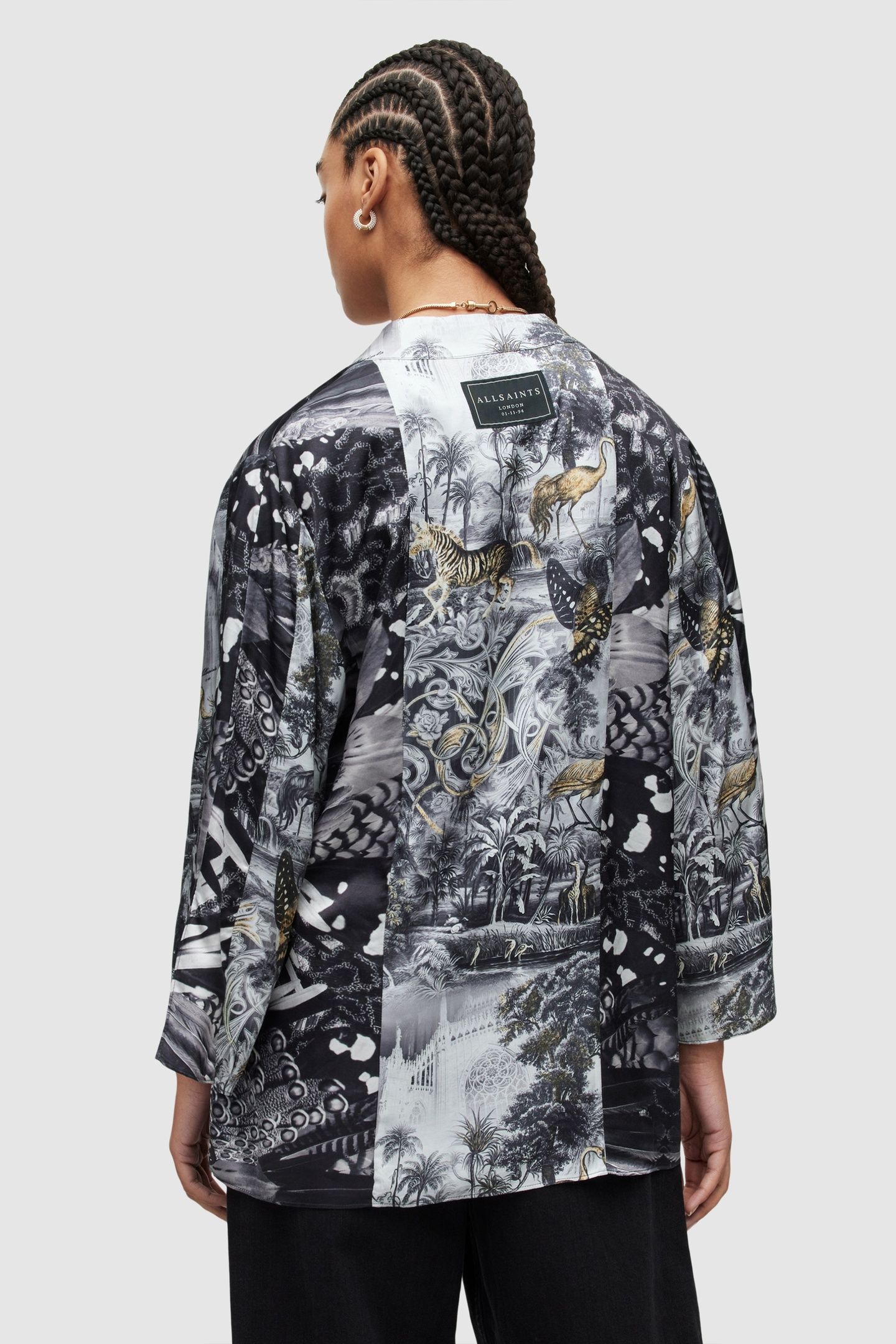 CASI GENE KIMONO BLACK 3