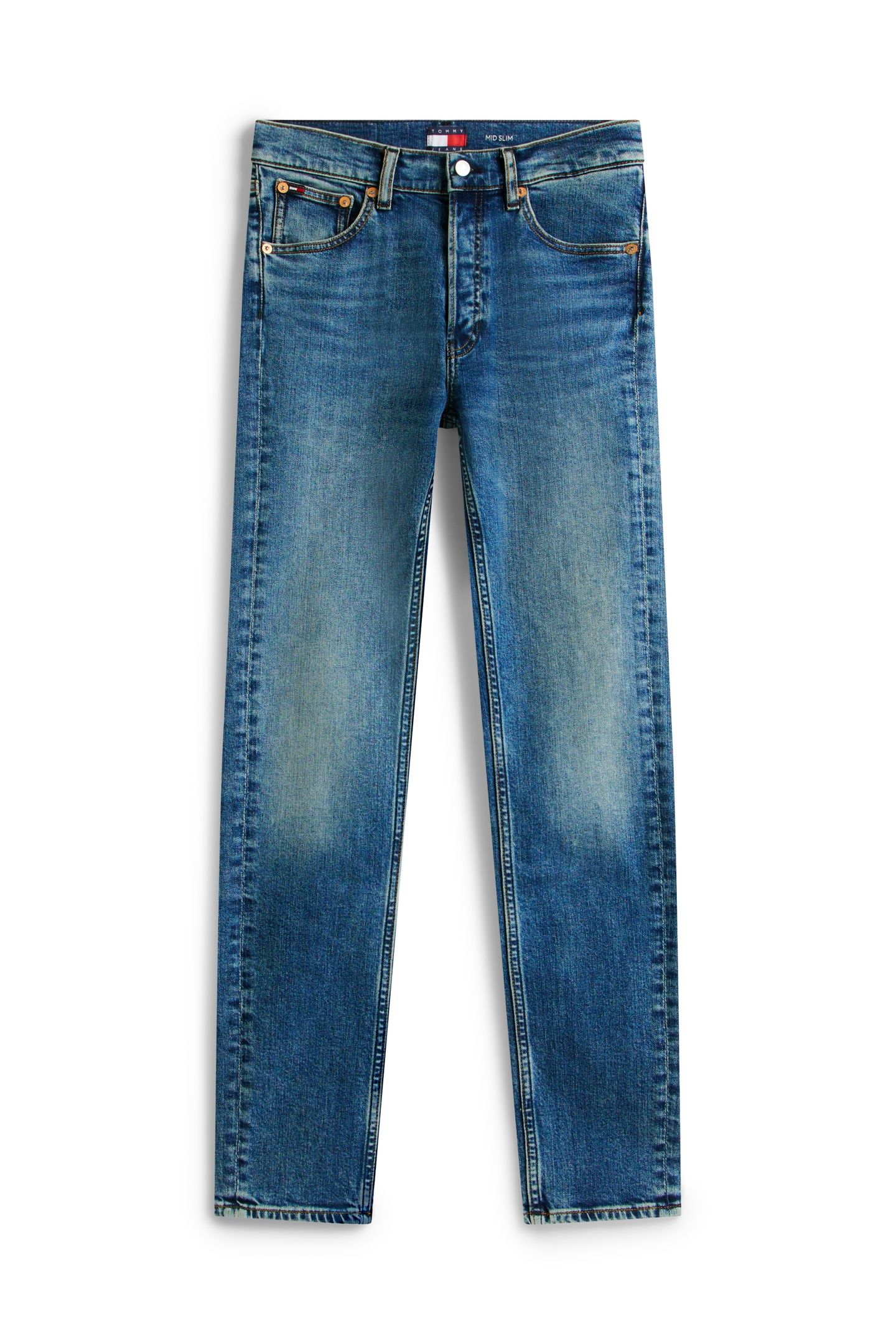 MID RISE SLIM DENIM MEDIUM 4