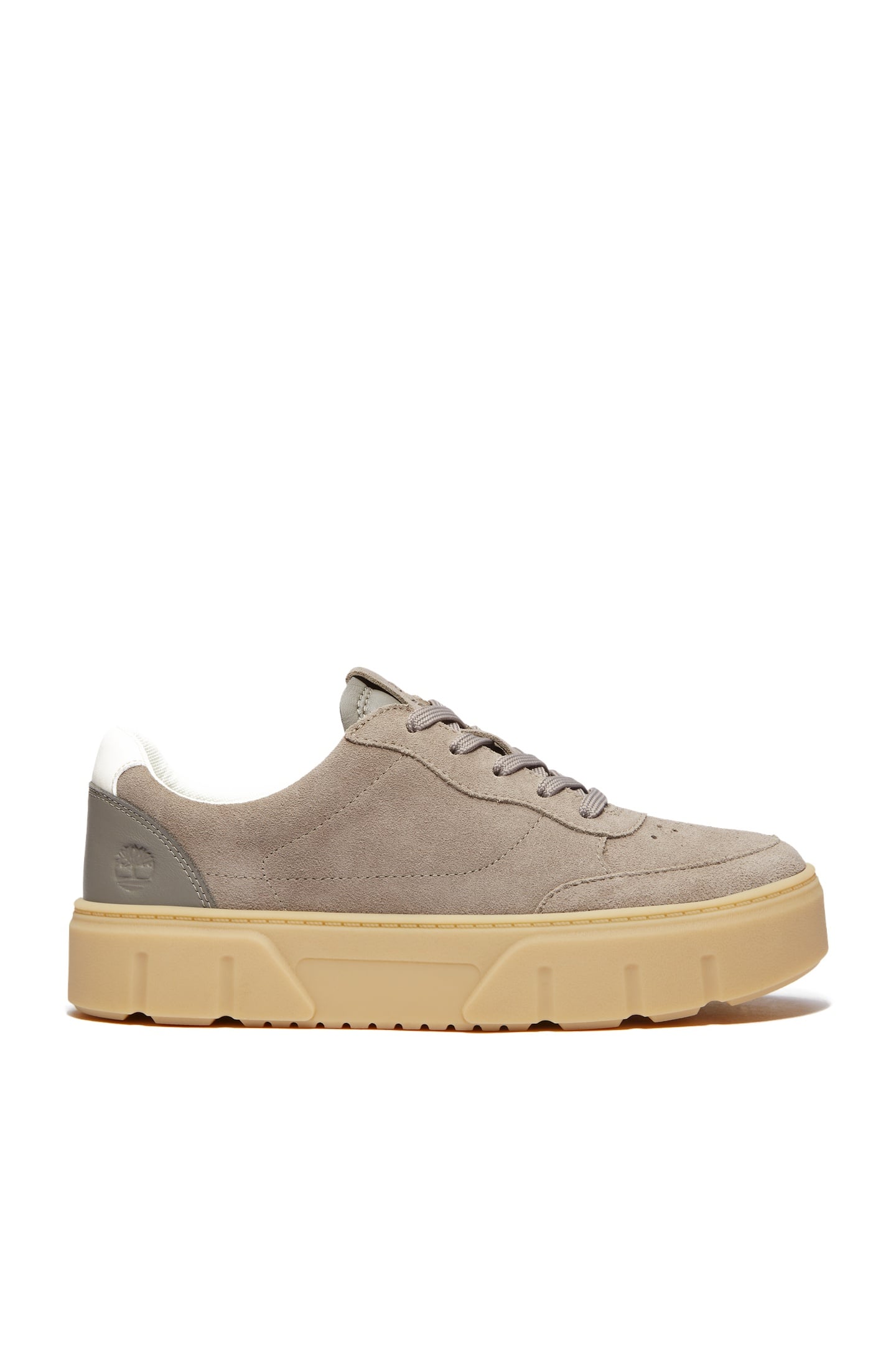 LAUREL COURT LOW LACE UP SNEAKER MEDIUM GREY SUEDE 1