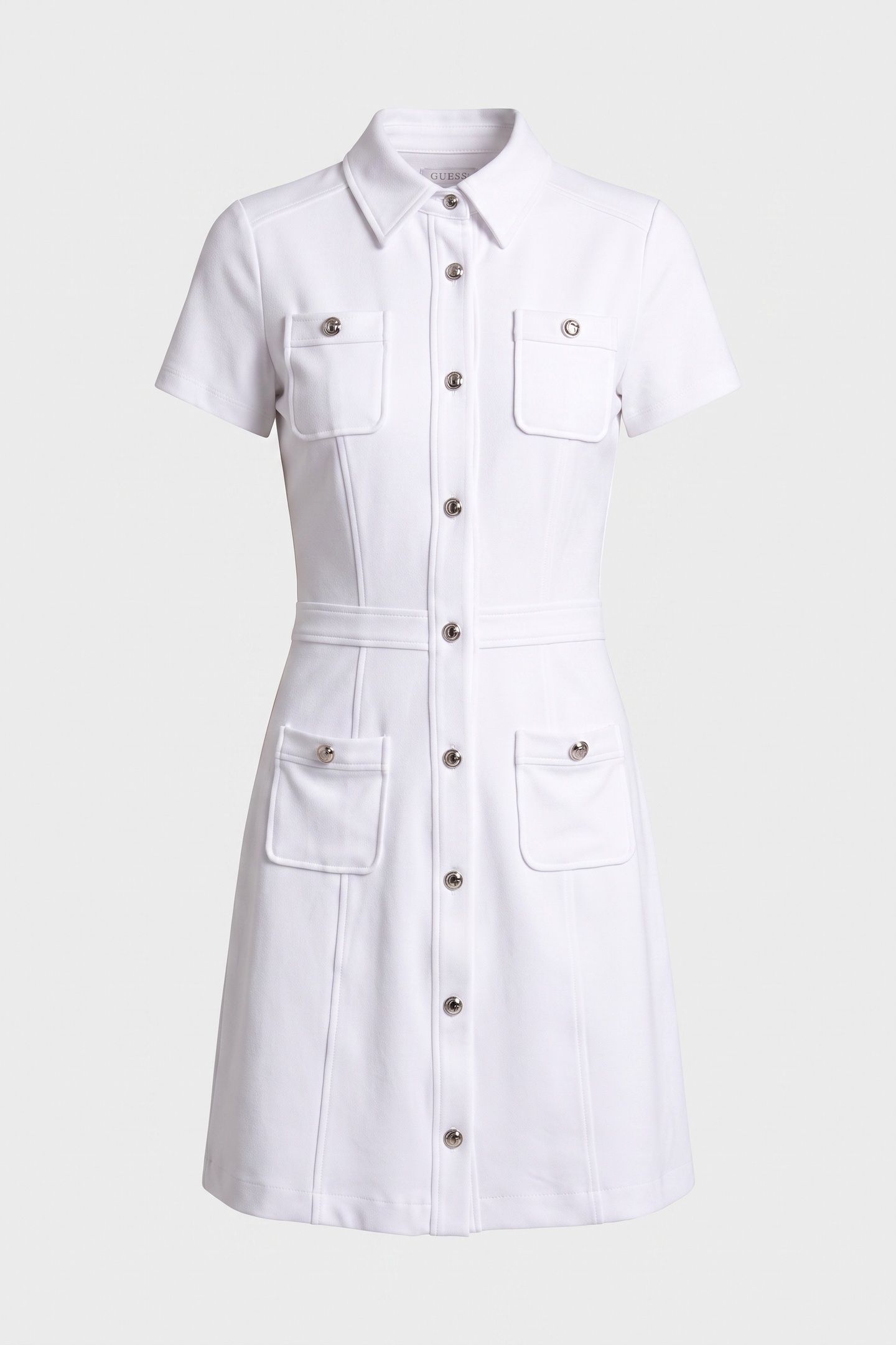 GUESS ECO ES SS ELORA POCKETS PURE WHITE 3