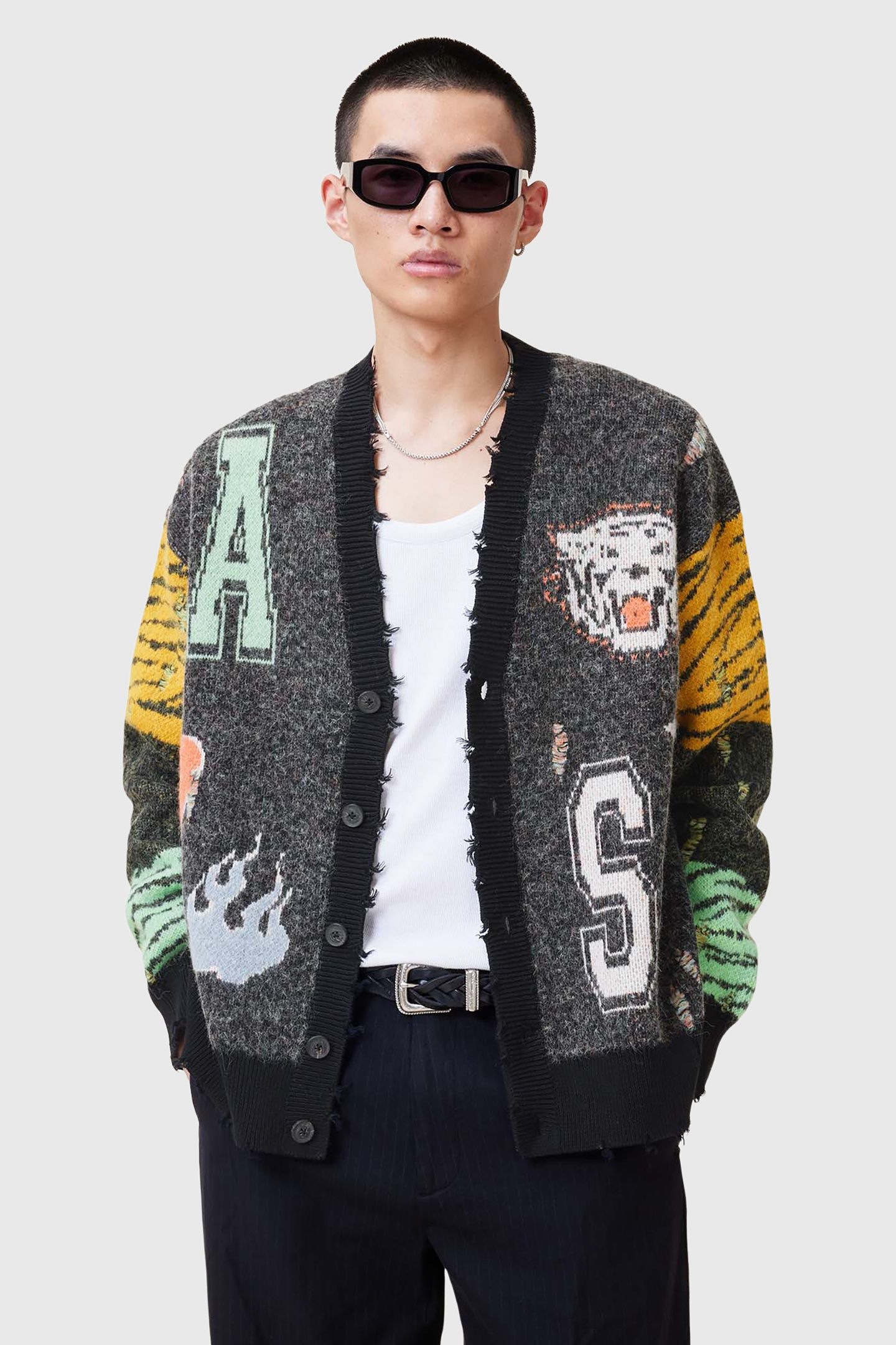 AKKI CARDIGAN CHARCOAL GREY 3