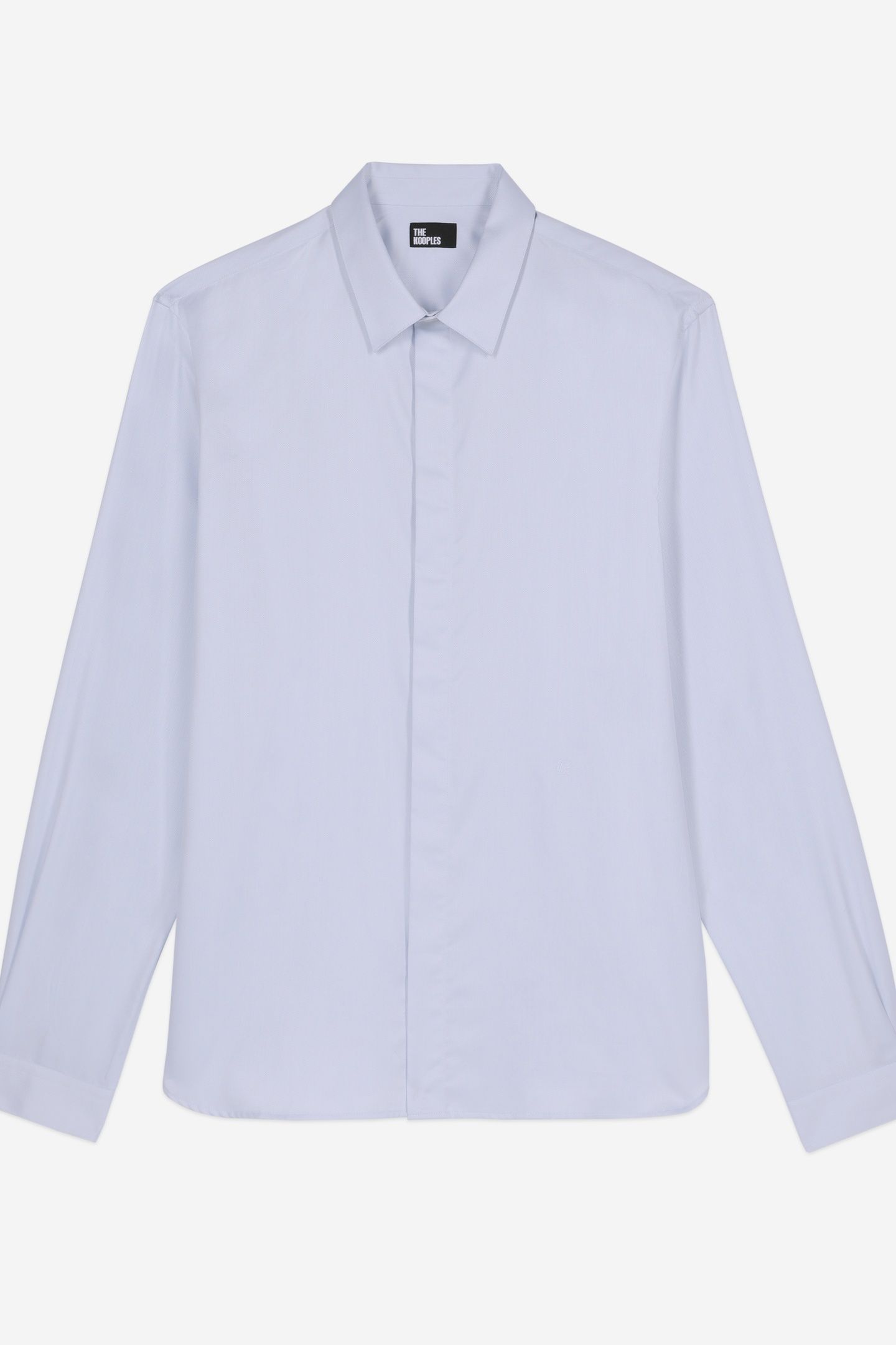 LONG-SLEEVED SHIRT WITH CLASSIC COLLAR LIGHT BLUE 5