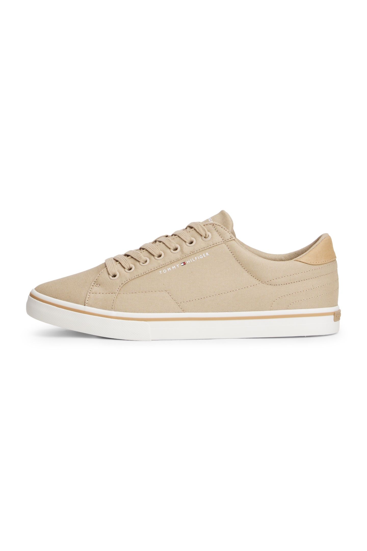 CANVAS EMBOSSED TRAINERS SANDALWOOD 2