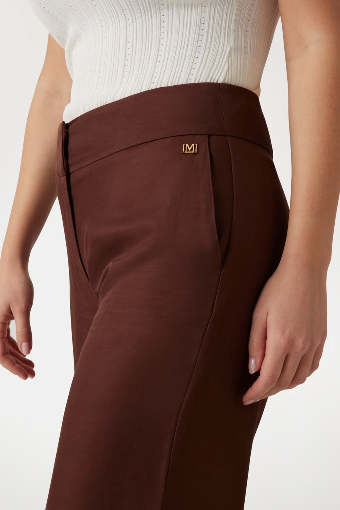 GRETA STRAIGHT PANT CIOCCOLATA 9