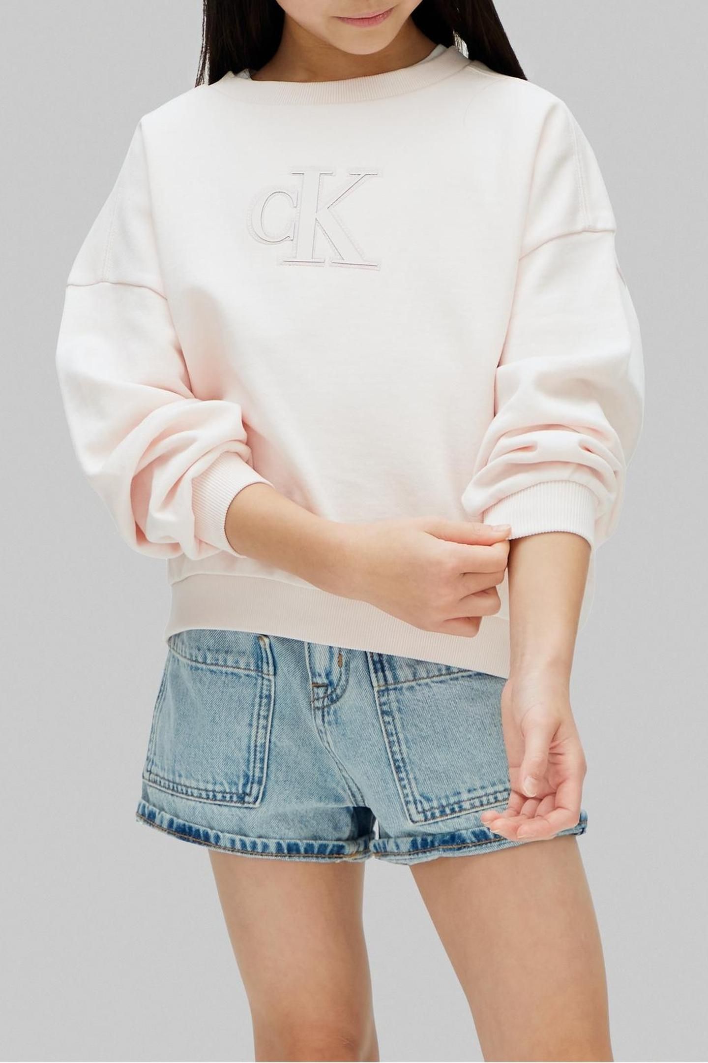 GIRLS CREWNECK SWEATSHIRT PEARL 5