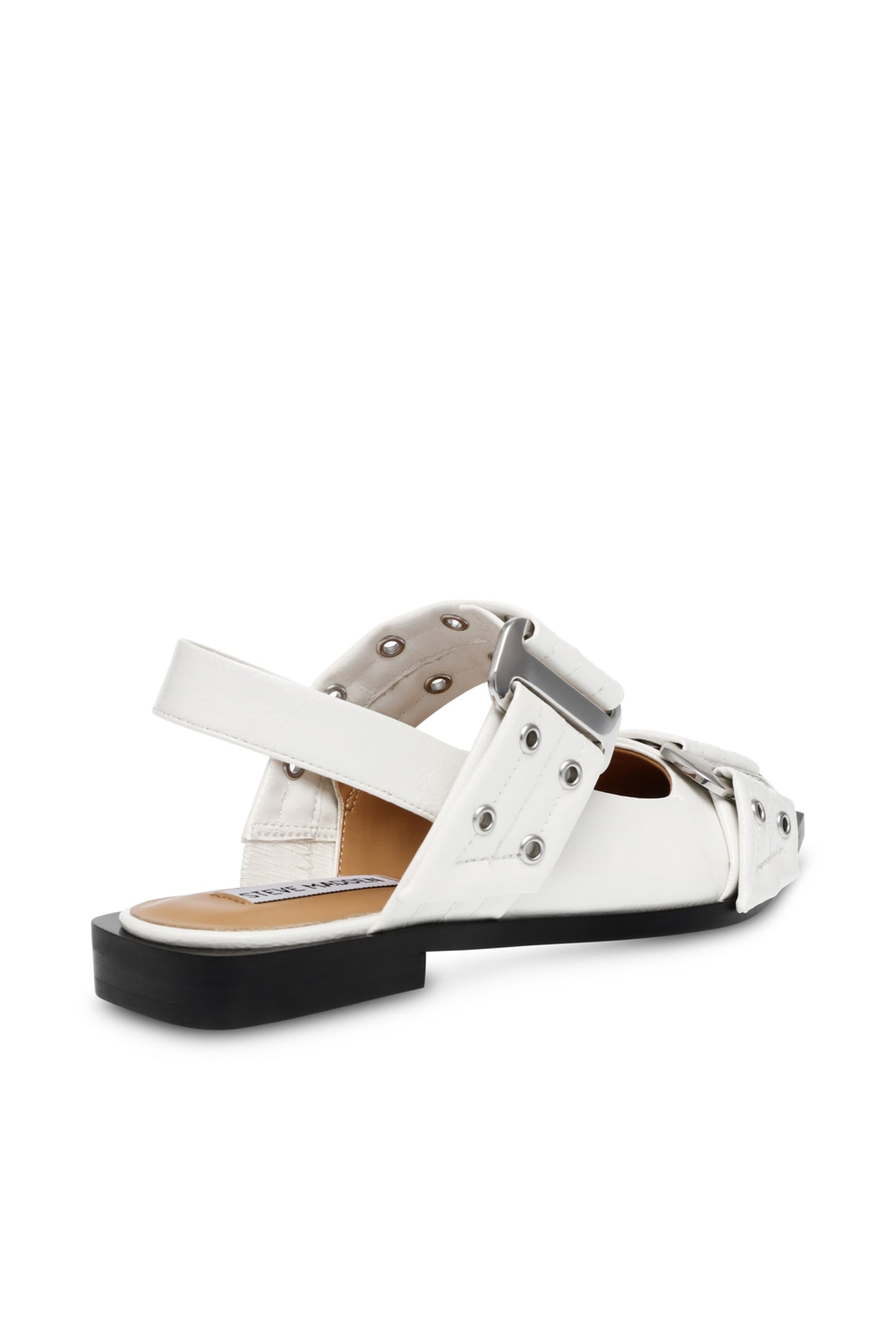 GRAND AVE FLAT SHOES WHITE PATENT 2