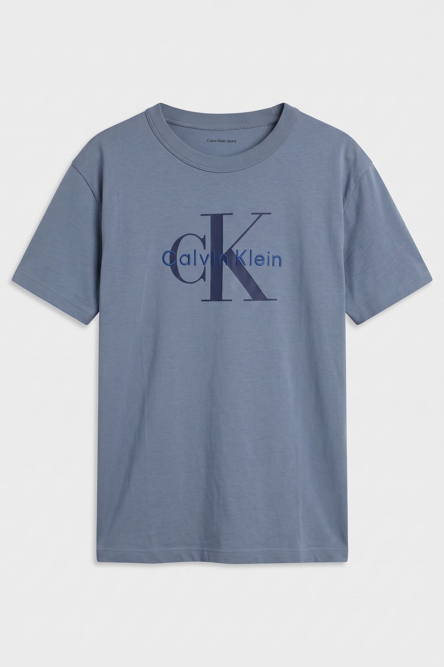 BOYS LIGHT MONOLOGO S/S T-SHIRT SATIN BLUE 2