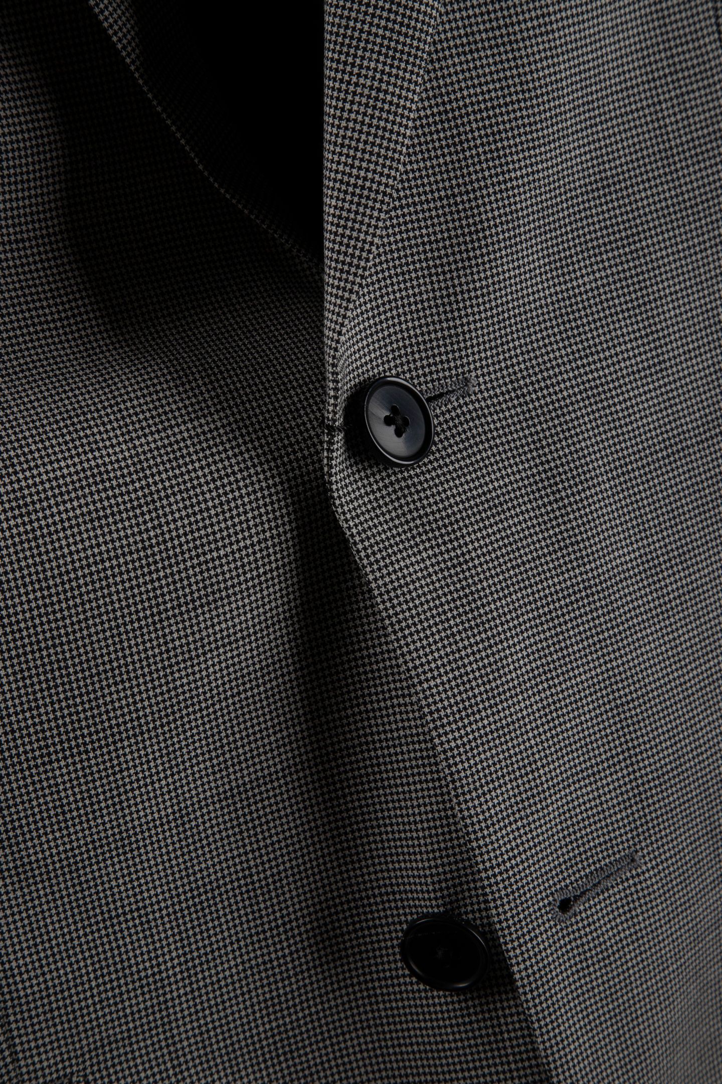 LS HOUNDSTOOTH SLIM SUIT JACKET BRILLIANT WHITE 5