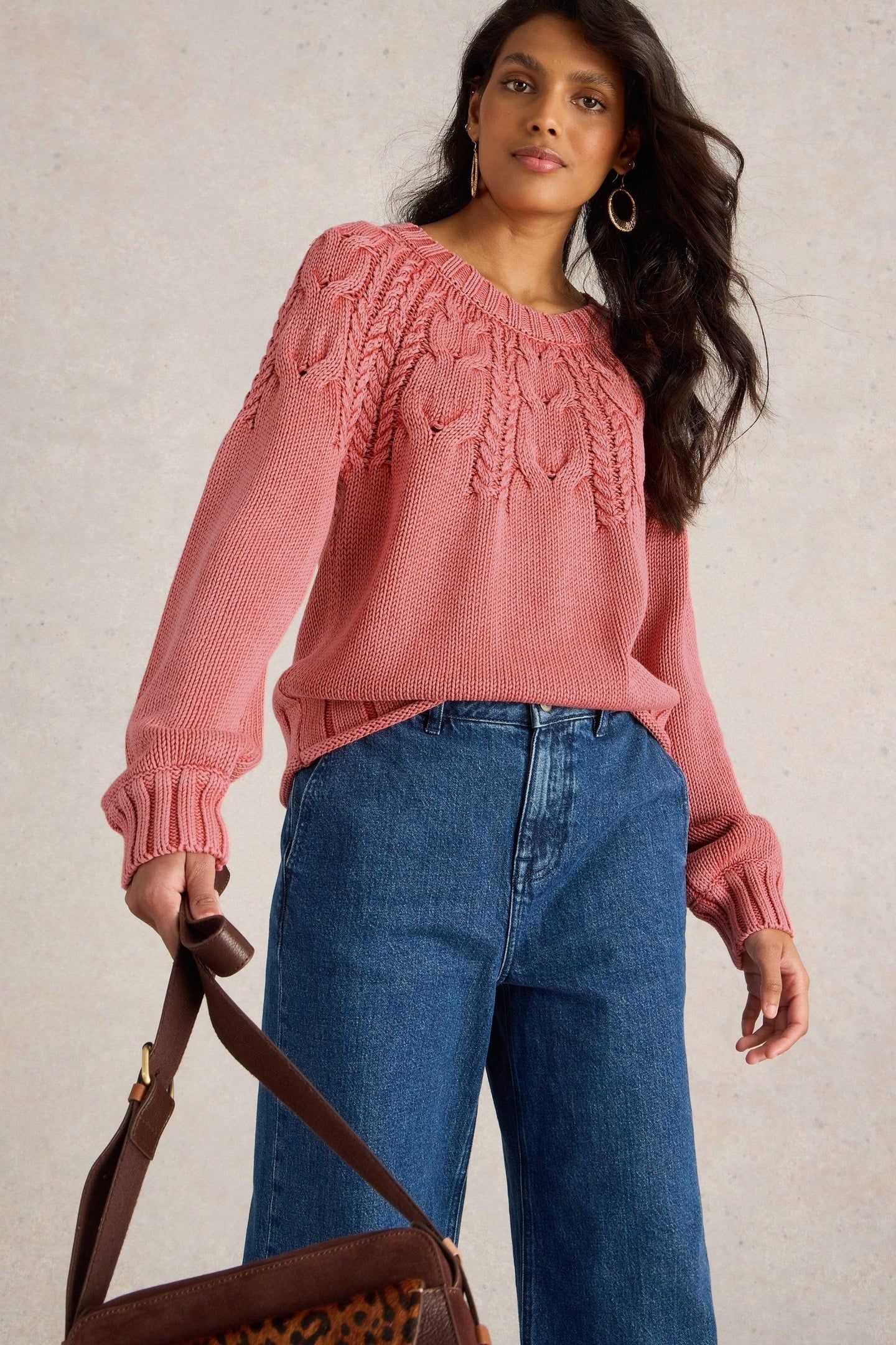 MIA CABLE JUMPER PINK MULTI 1