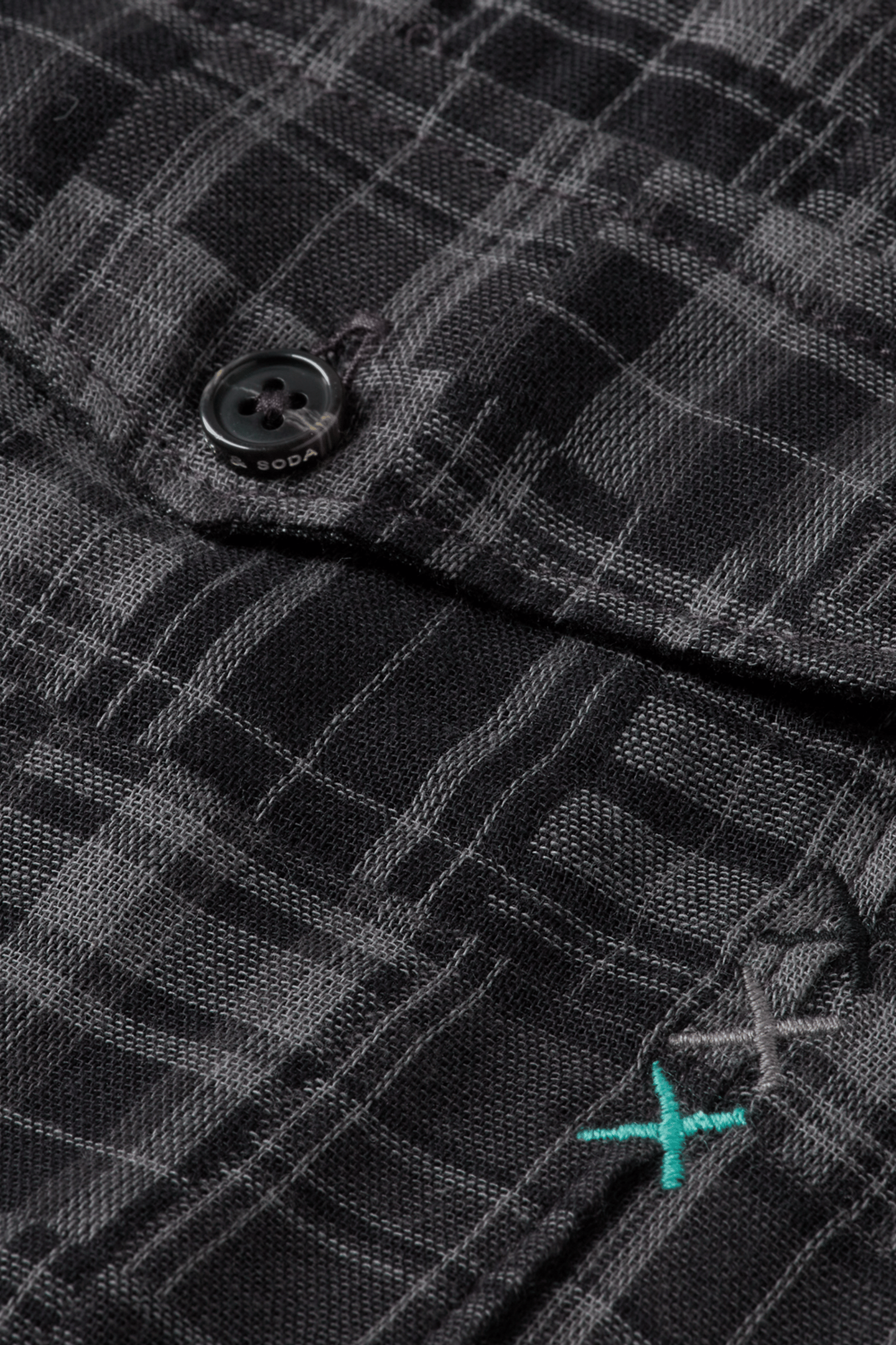 PATCHWORK FLANNEL RELAXED-FIT SHIRT METEORITE PATCHWORK CHEC 5
