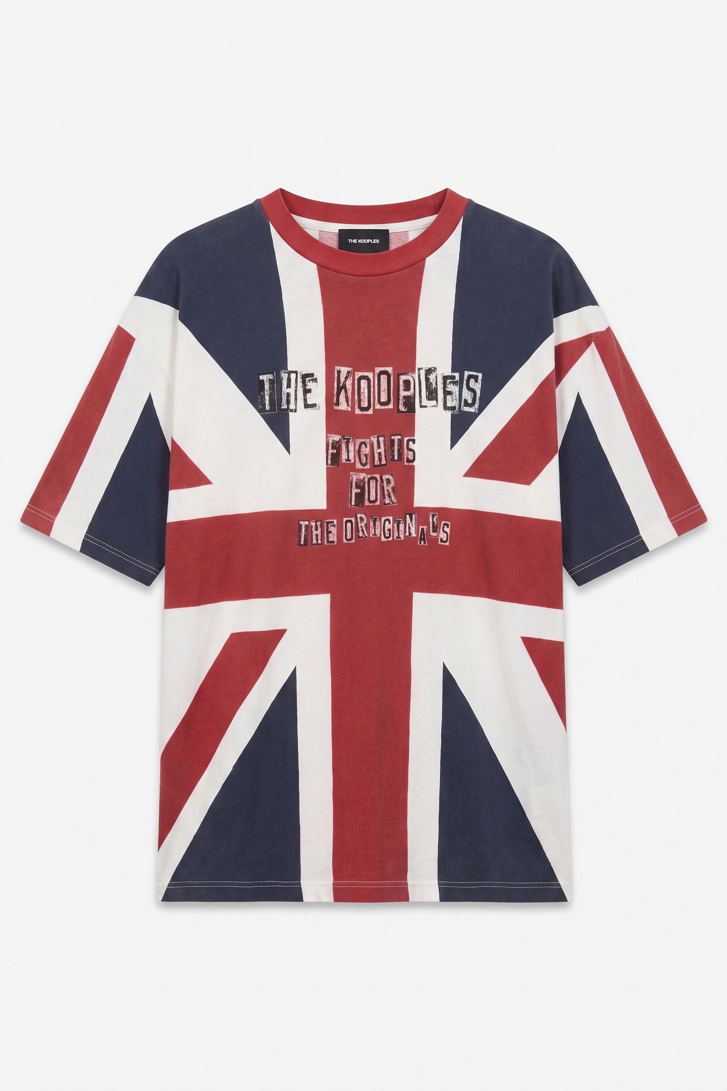 SHORT-SLEEVED T-SHIRT WITH PRINT AND ALL-OVER RED 3