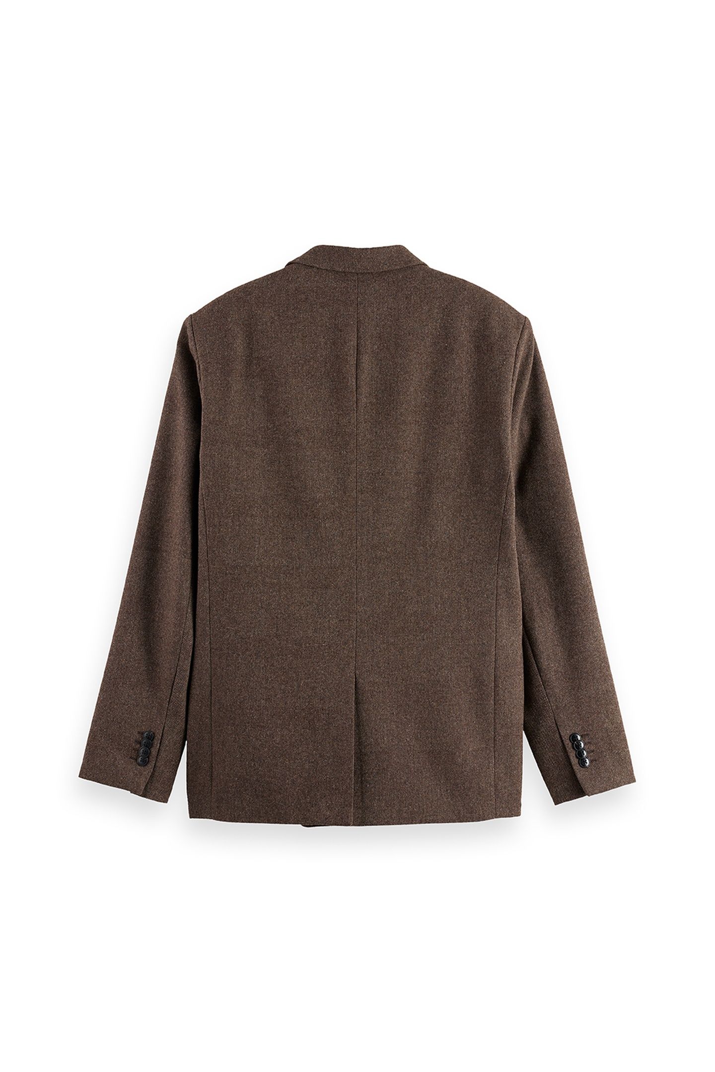 YARN-DYED WOOL BLEND RELAXED FIT BLAZER DEMITASSE PATCHWORK  4