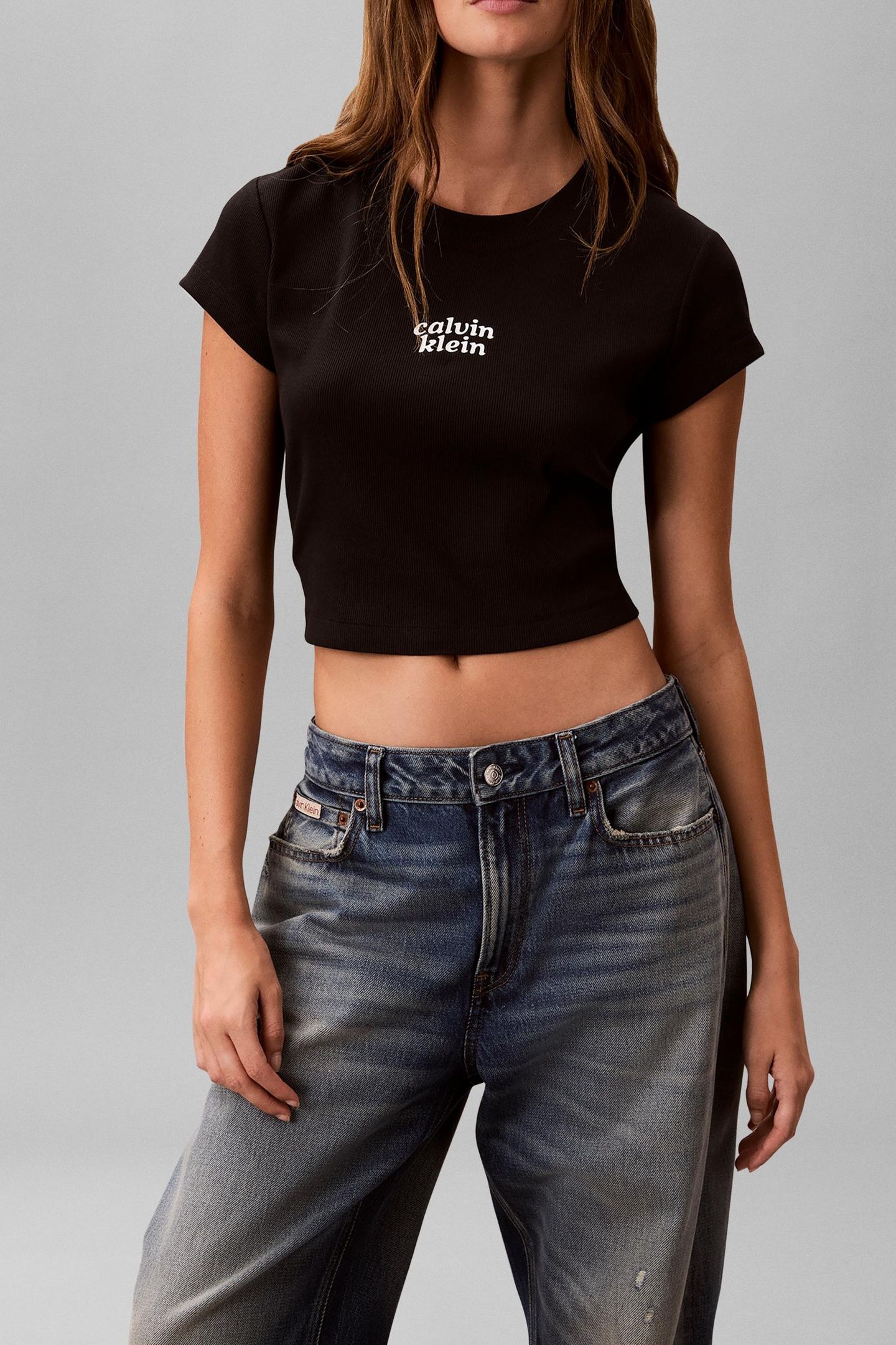 SHORT SLEEVE SEASONAL LOGO BABY TEE BLACK 1