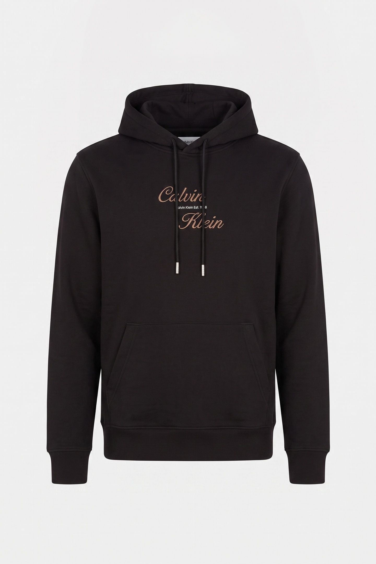 LONG SLEEVE CLASSIC 350GSM TERRY SCRIPT BLACK 3