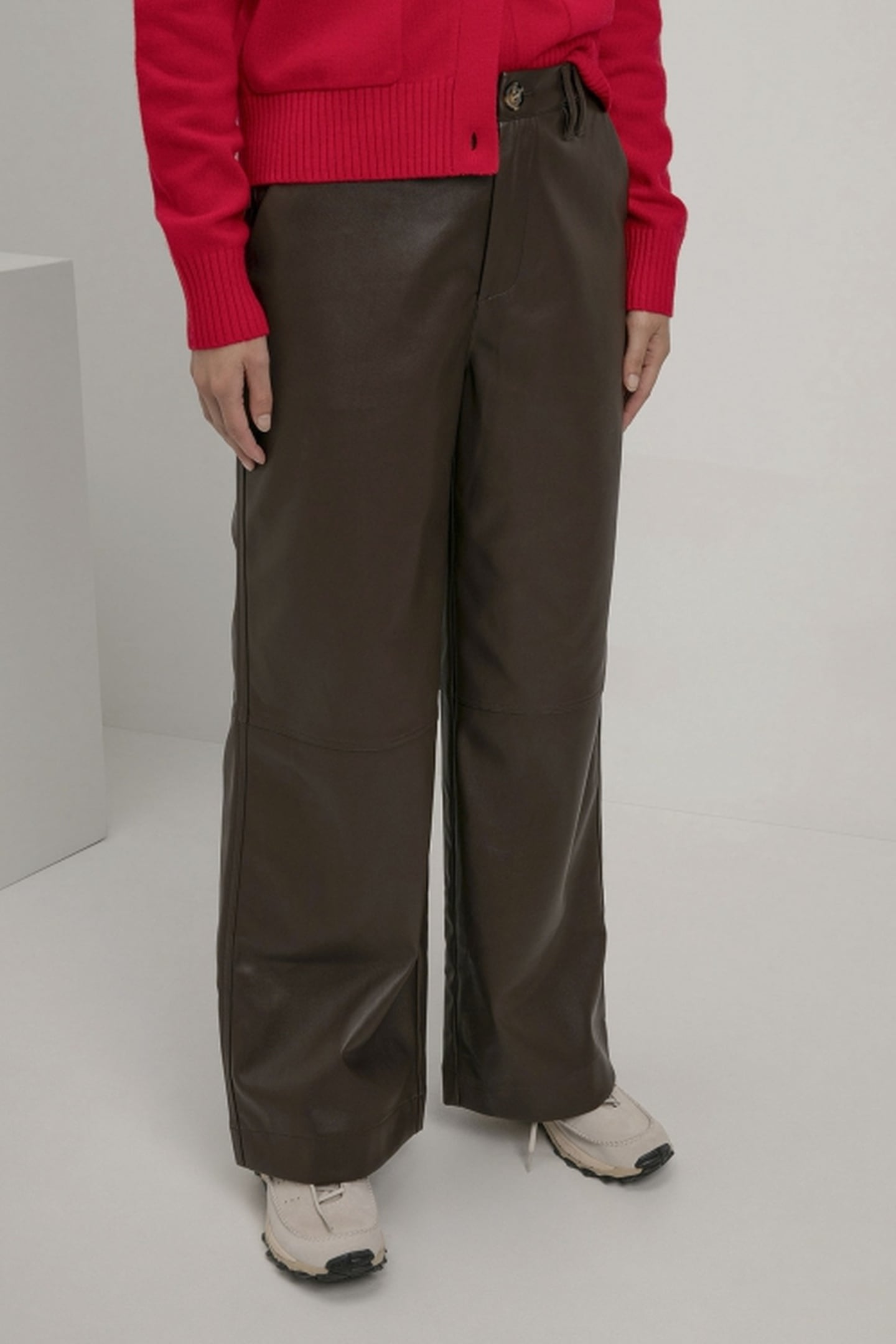 SVEN PANTS DARK BROWN 1