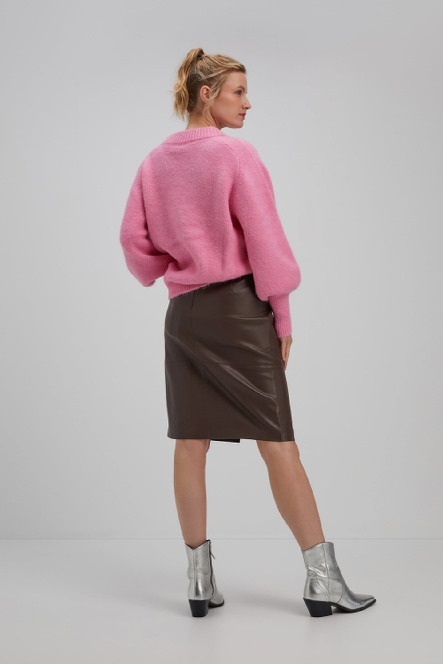 SIEM SKIRT DARK BROWN 2
