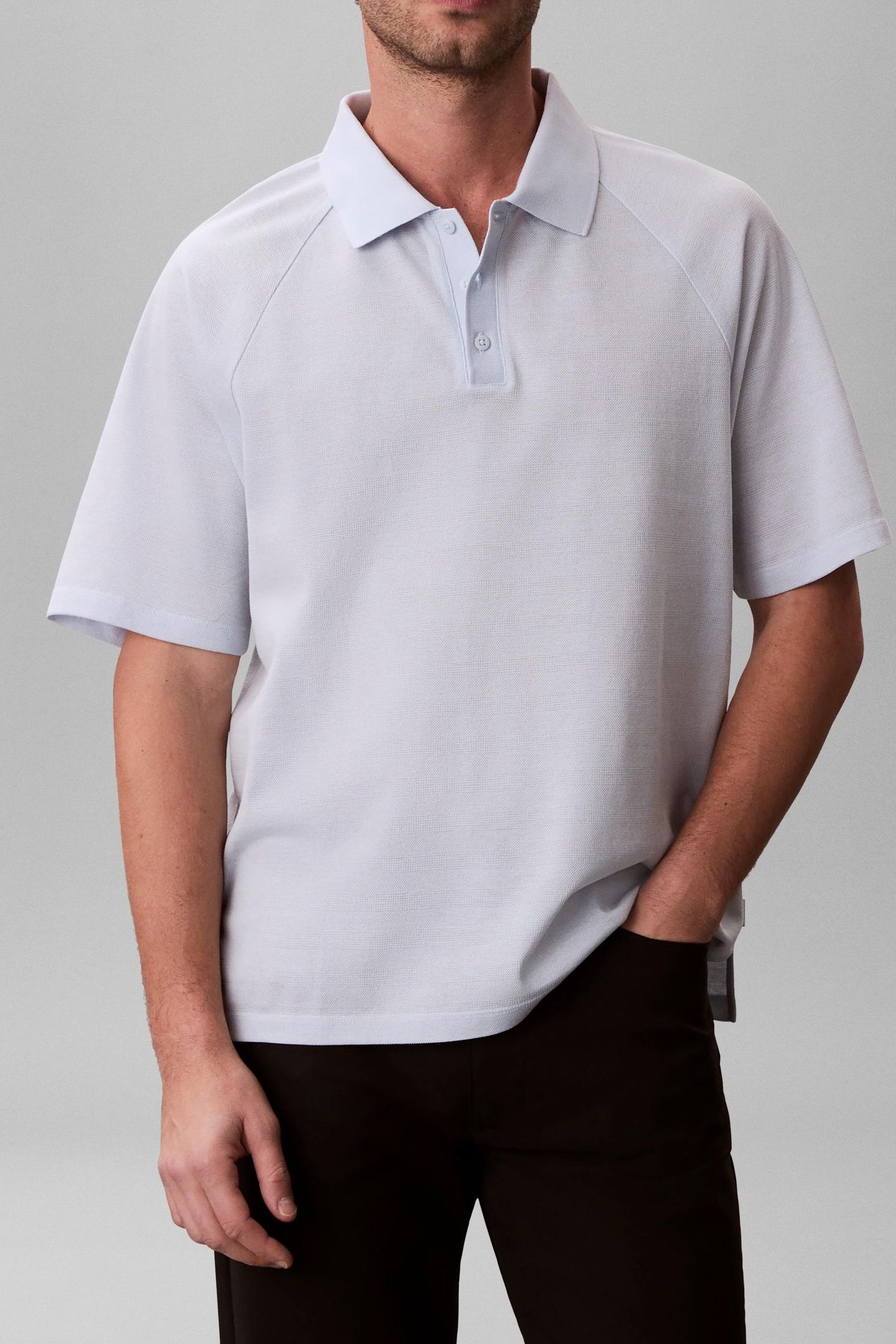 SS EASY BAR JACQUARD POLO PLEIN AIR 1