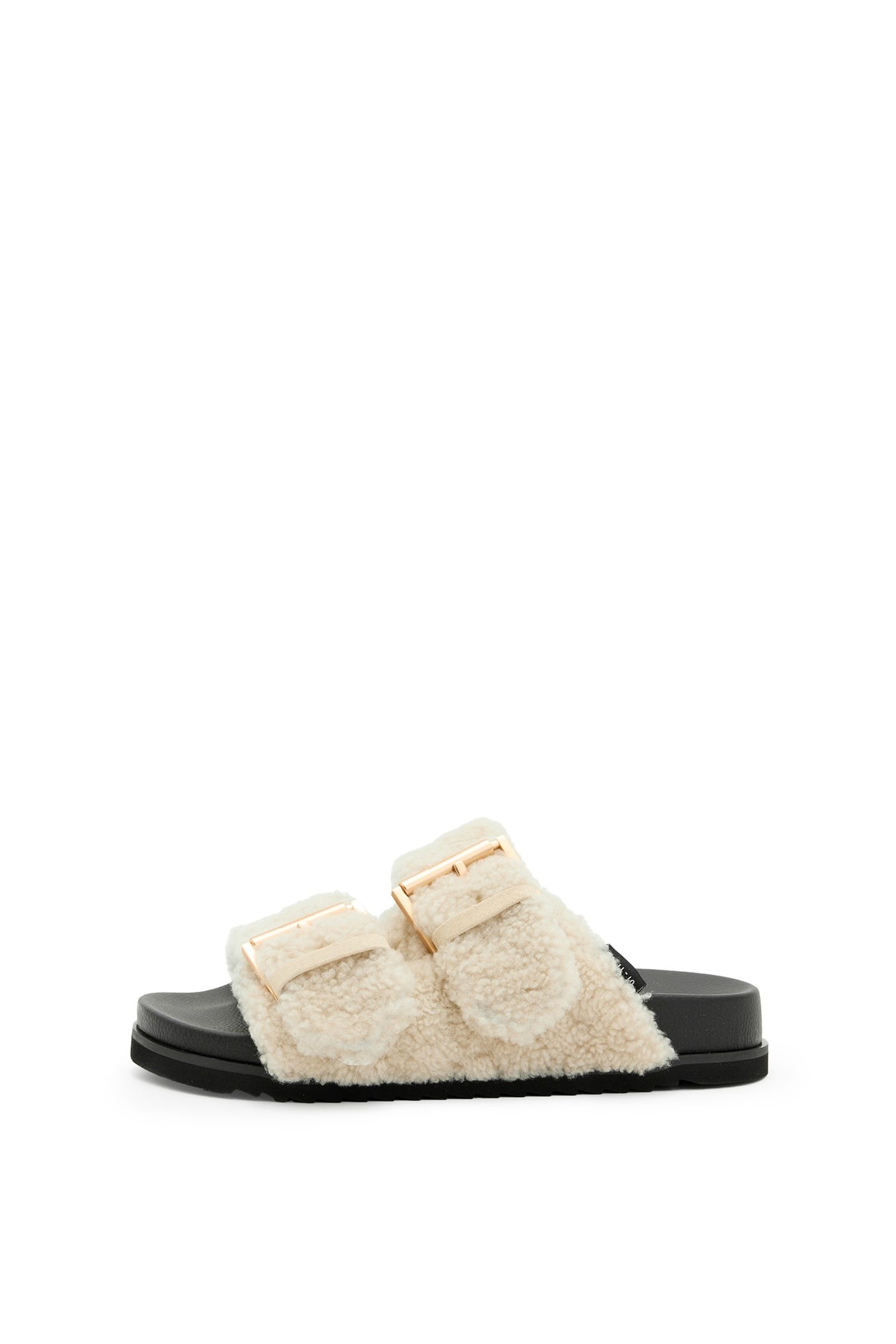 SIAN SHERPA SANDAL CREAM WHITE 1