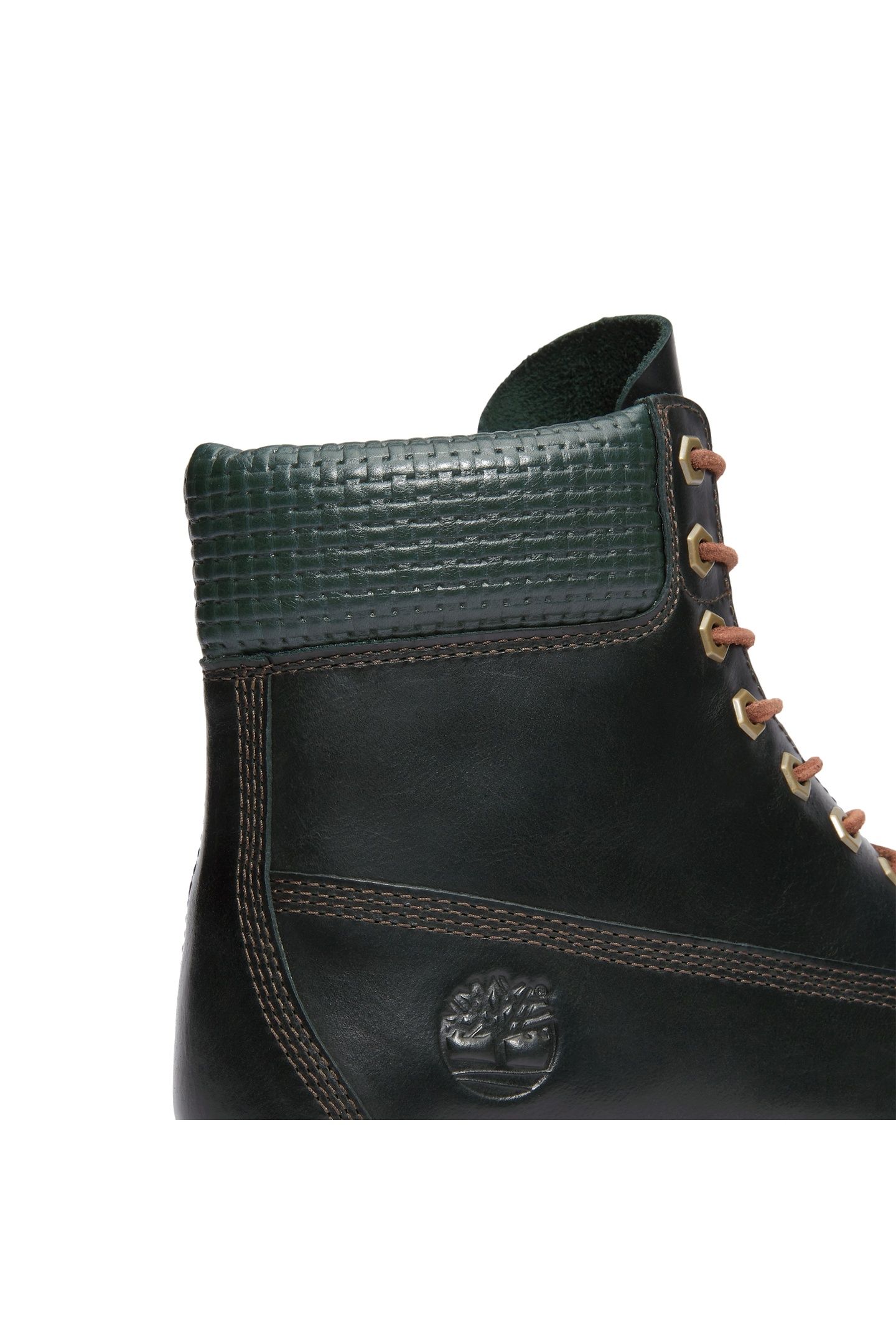 PREMIUM 6 INCH LACE UP WATERPROOF BOOT DARK GREEN FULL GRAIN 9