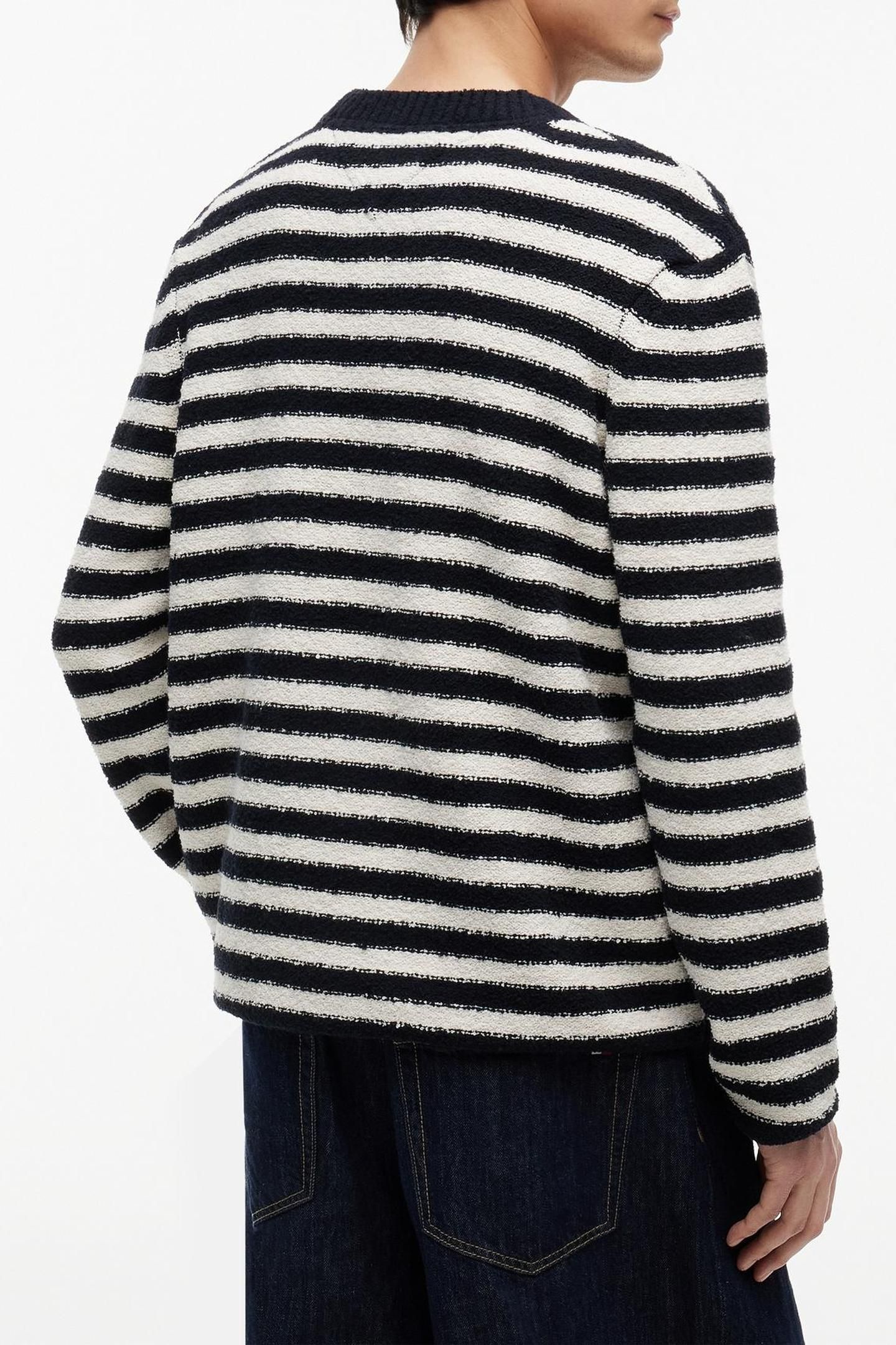 REGULAR TEXTURE STRIPE ANCIENT WHITE STRIPES 3