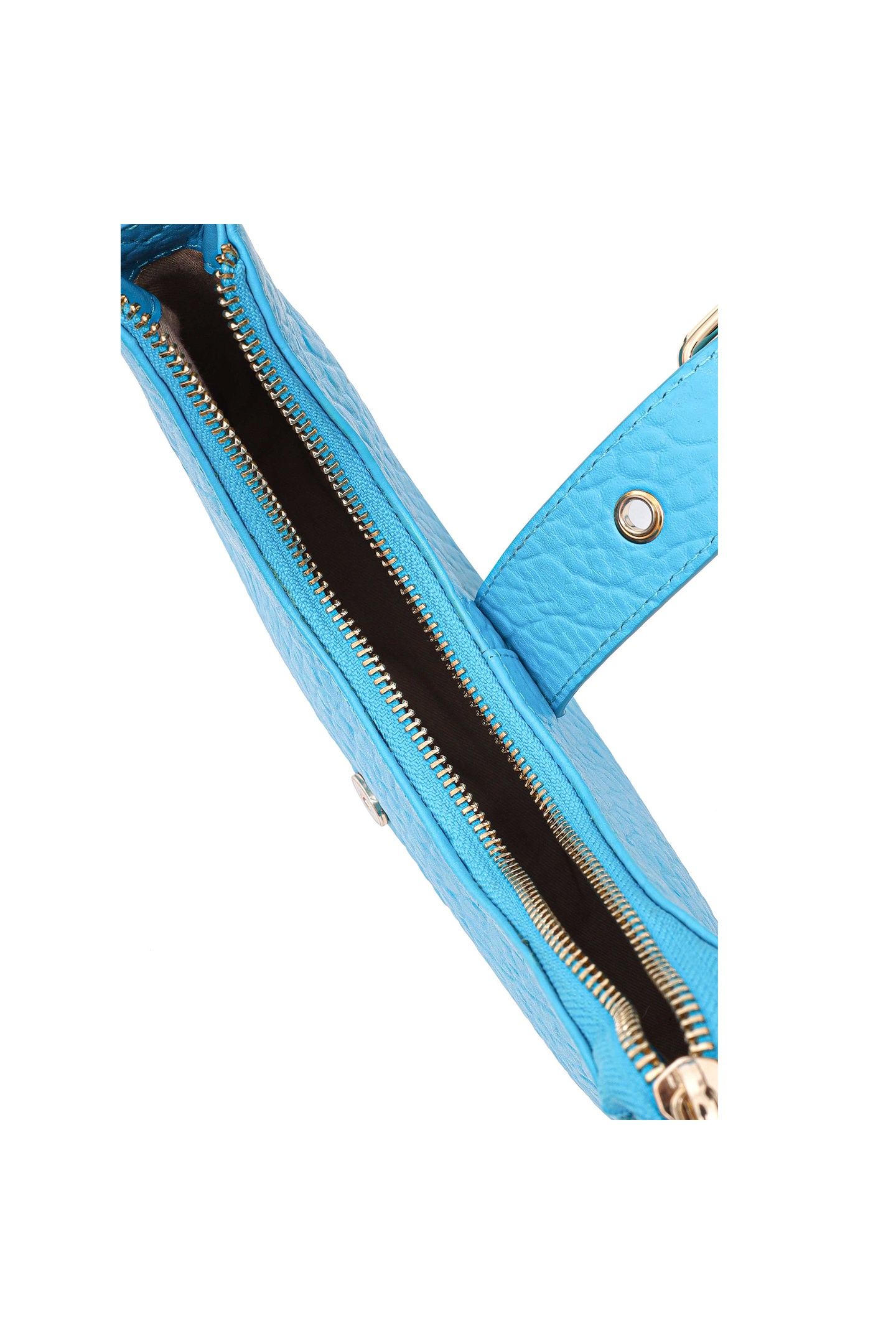 PALMA BUCKLE NEW ZEALAND BRIGHT BLUE W. GOLD 4