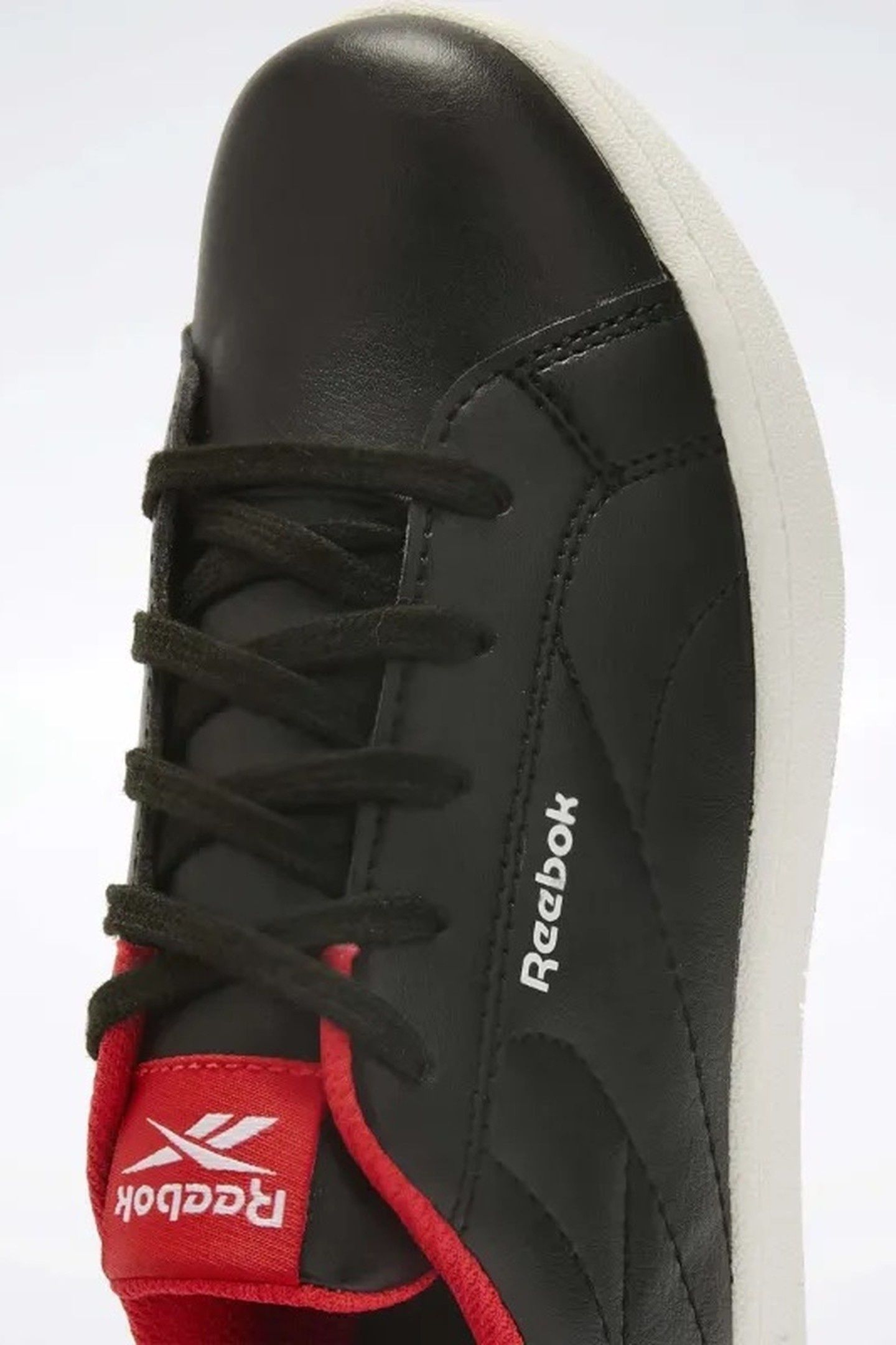 BOY'S REEBOK ROYAL COMPLETE BLACK/WHITE/ENERGYRED 4