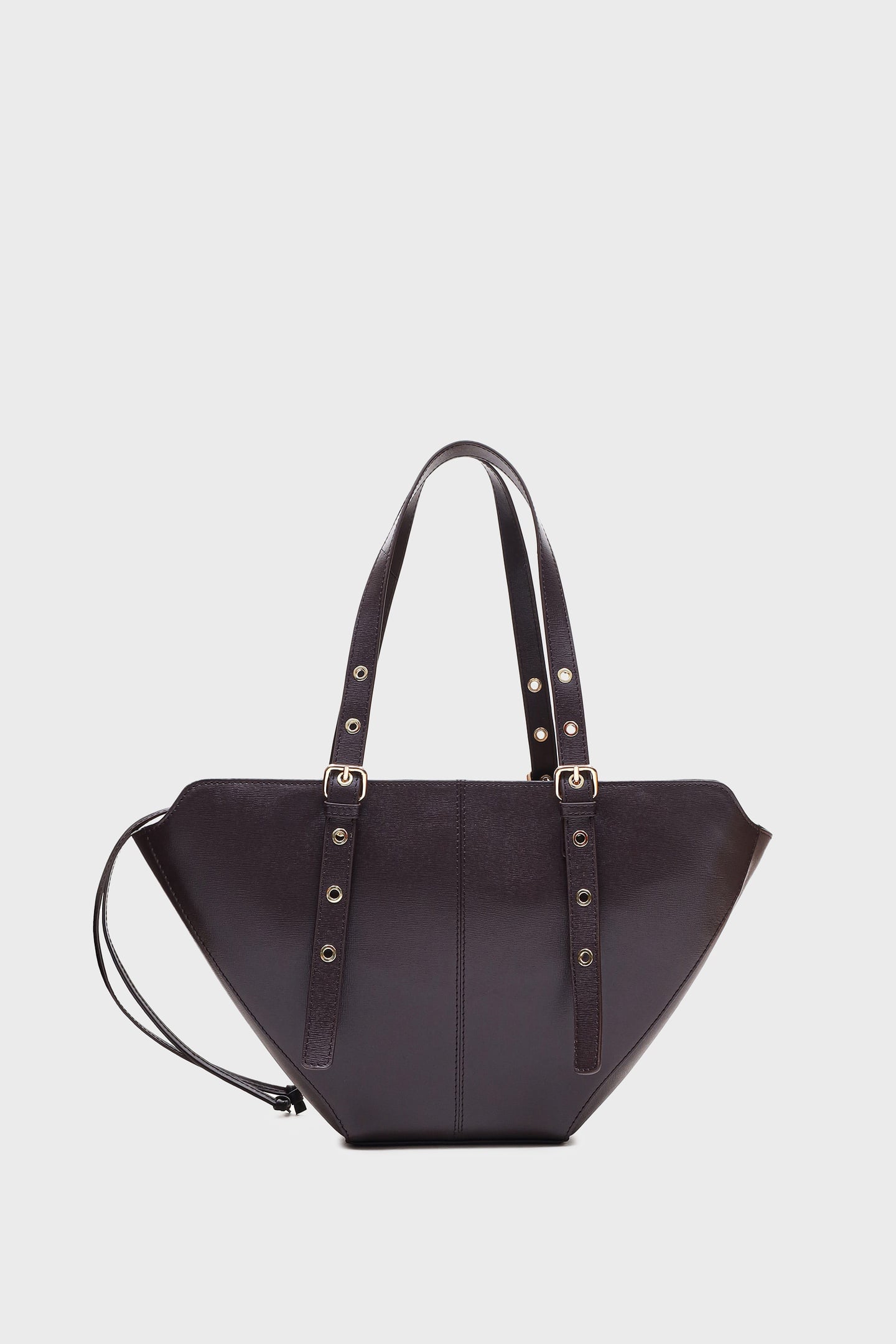 SMALL NORA FLORENCE CHOCOLATE W. GOLD 3