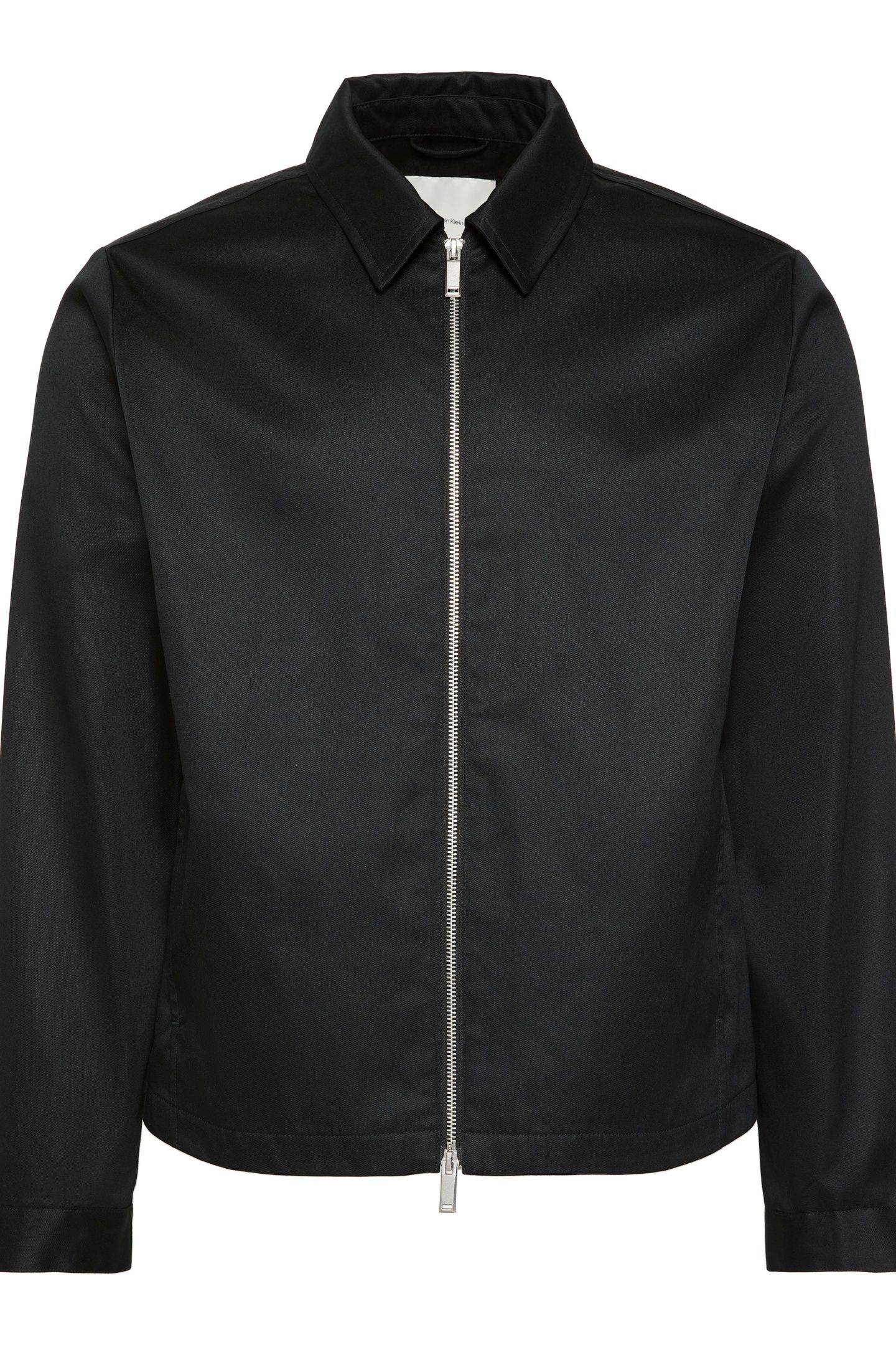 LS COTTON WING COLLAR JACKET BLACK 5