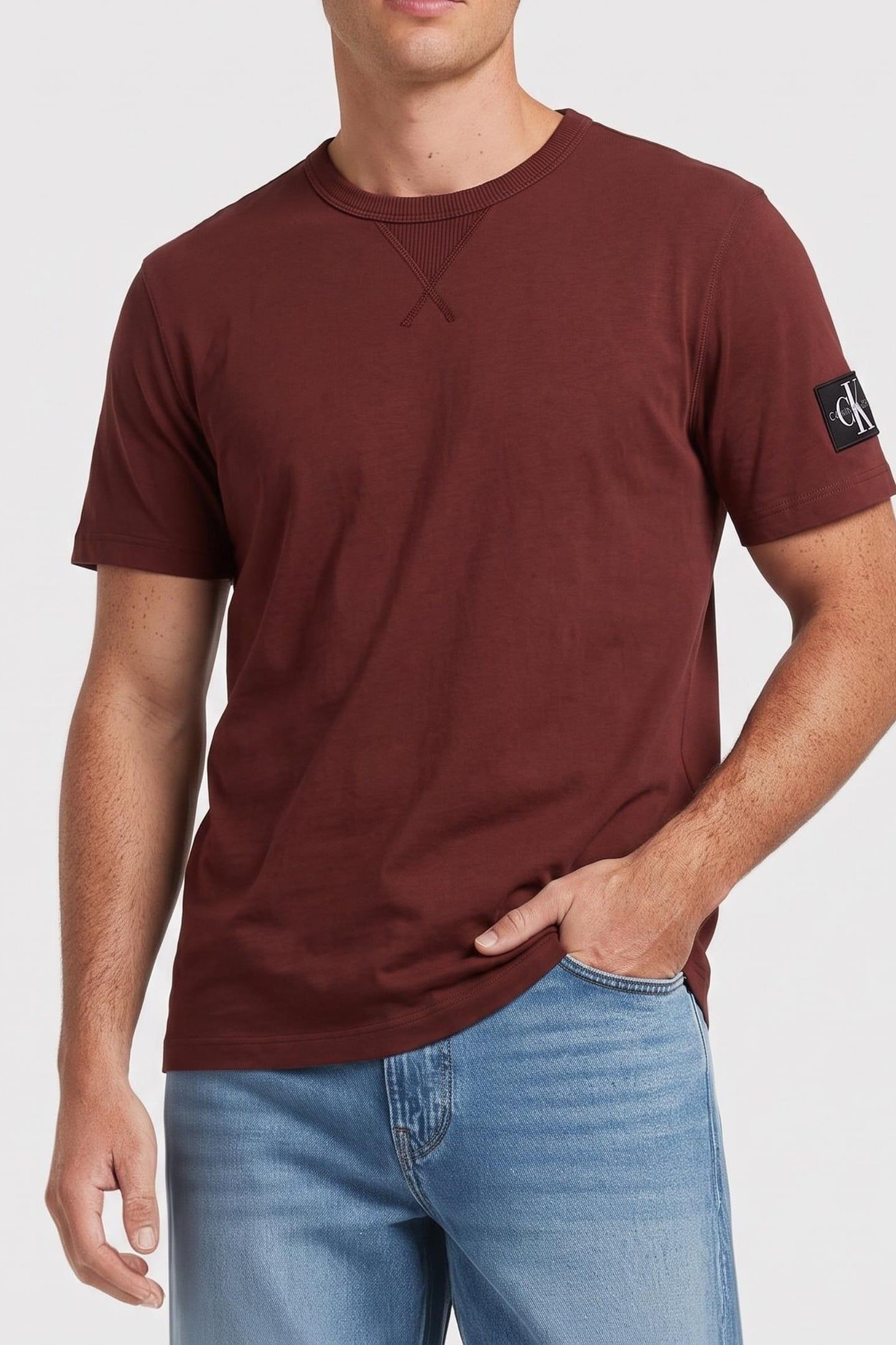 BADGE REGULAR TEE MOCHA MOMENT 1