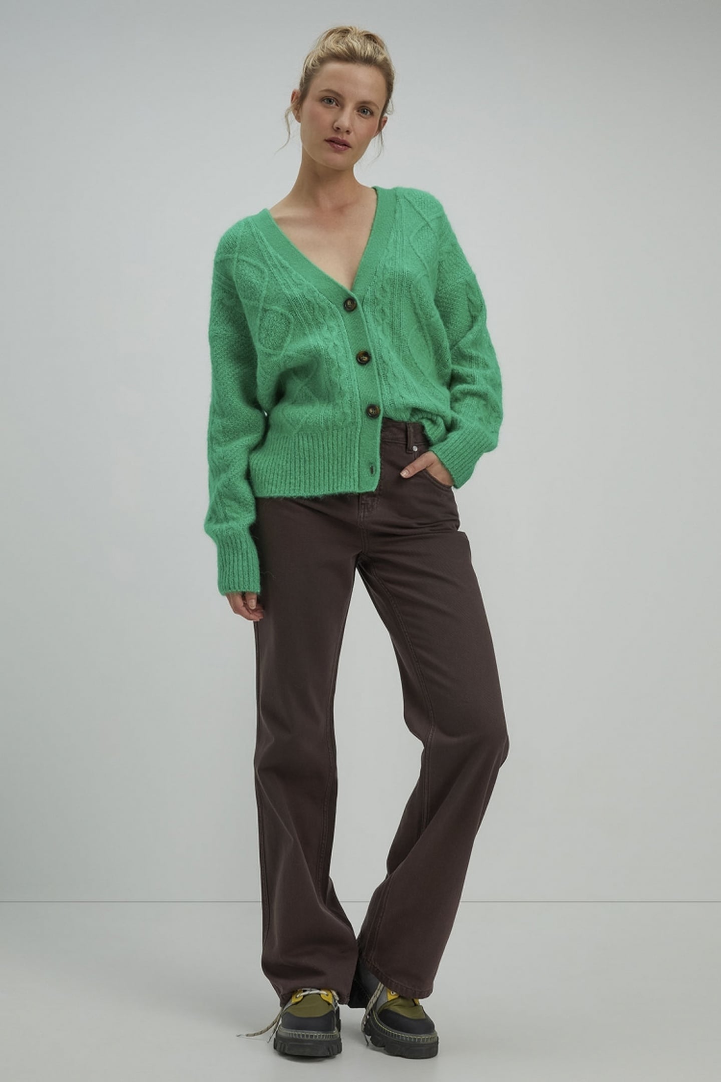 SETH CARDIGAN PARROT GREEN 2
