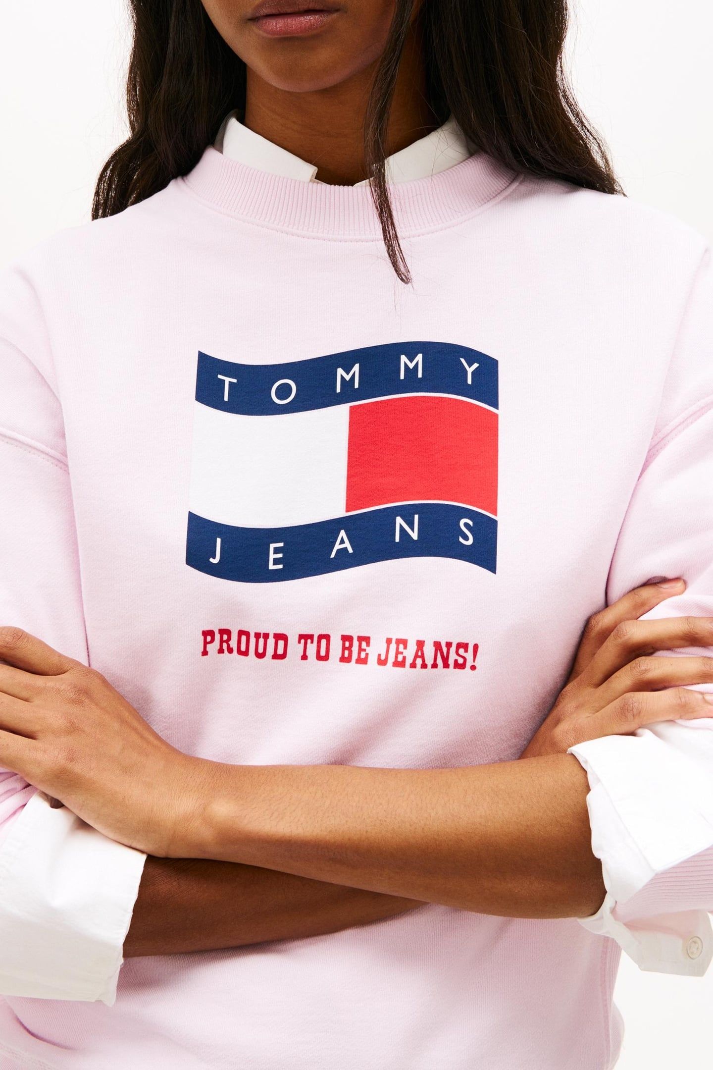 BOXY WAVY FLAG CREW PEARLY PINK 5