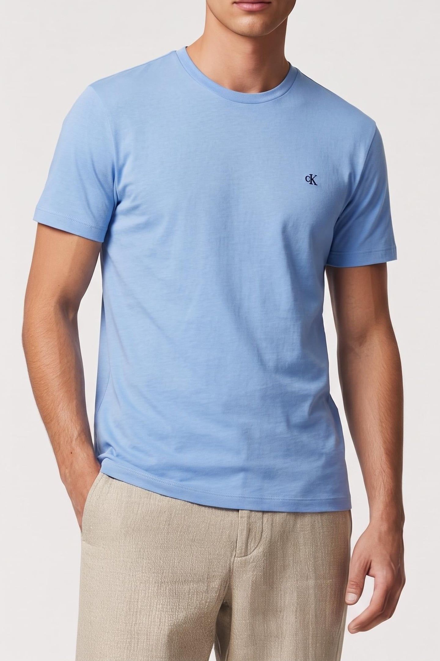 SS CLASSIC MONOGRAM TEE BLUE DESCENT 1
