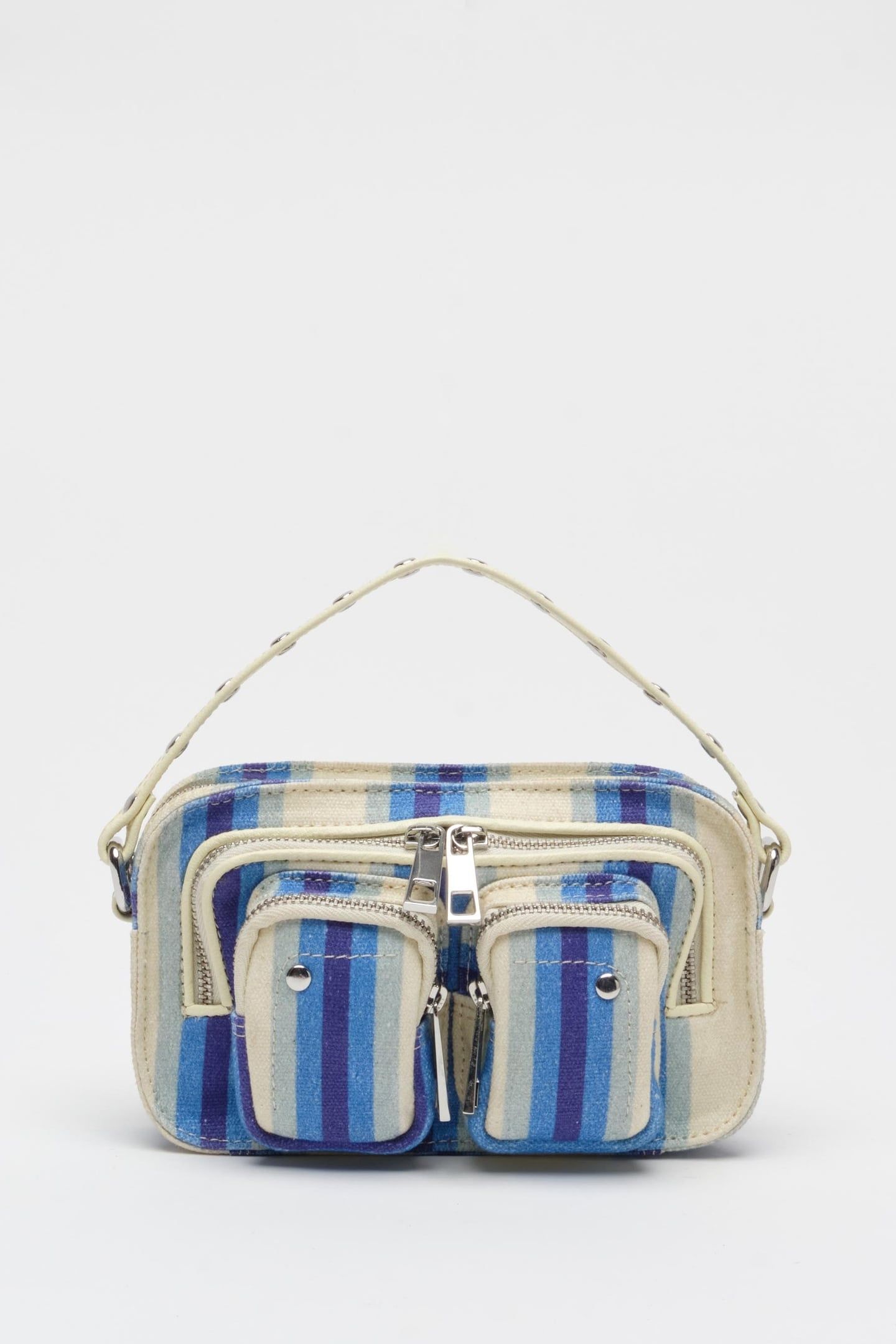 HELENA CANVAS BLUE STRIPES 1
