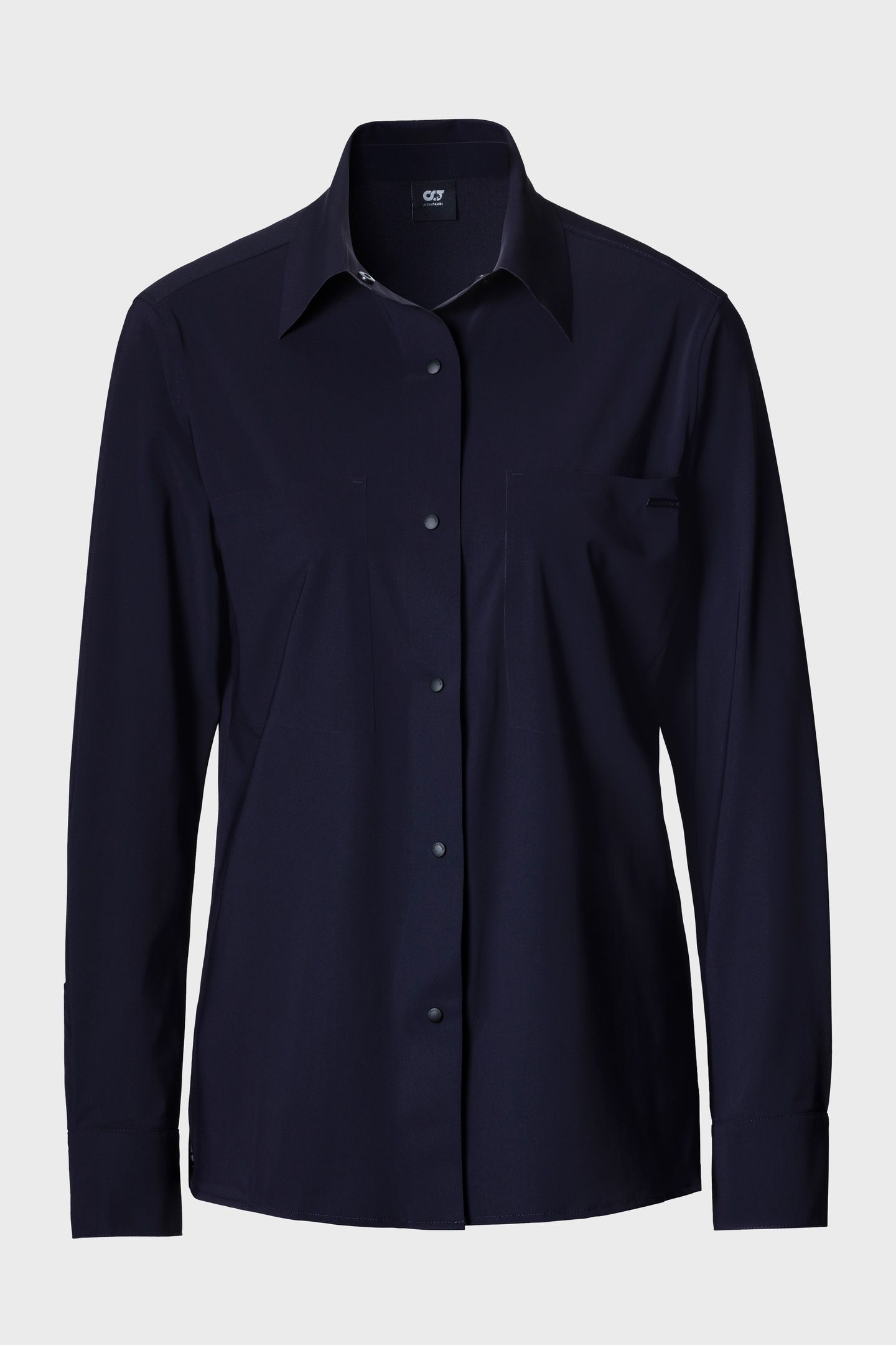 JEUWO V2.Y8.02 POLO SHIRT LONG DARK NAVY 1