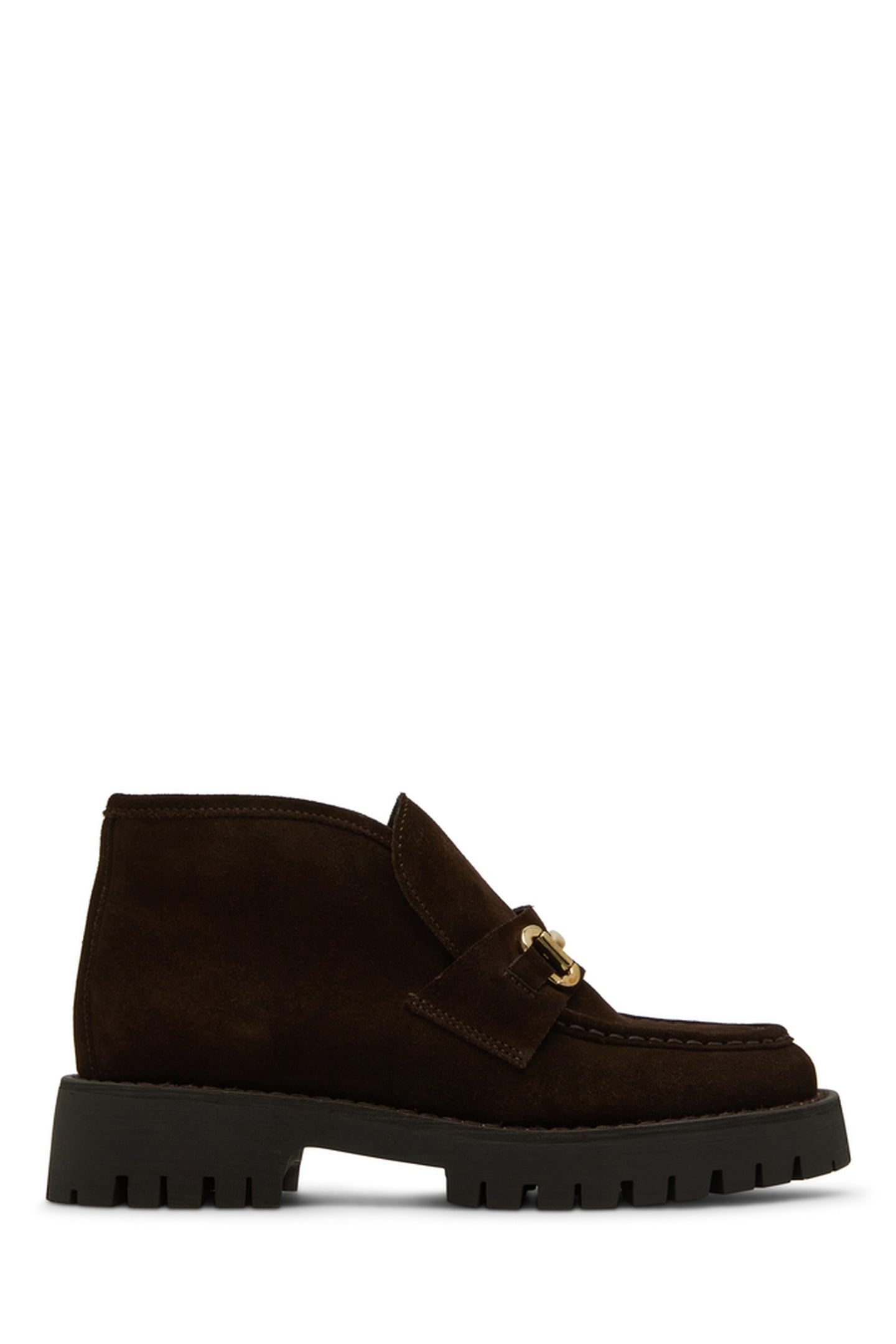 LEON FLAT SHOES CHOCOLATE BROWN SUEDE 1