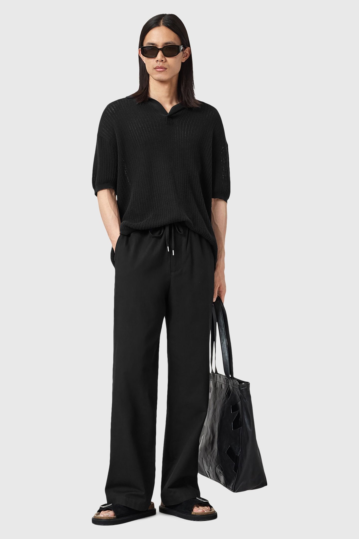 MORI TROUSER COAL BLACK 1